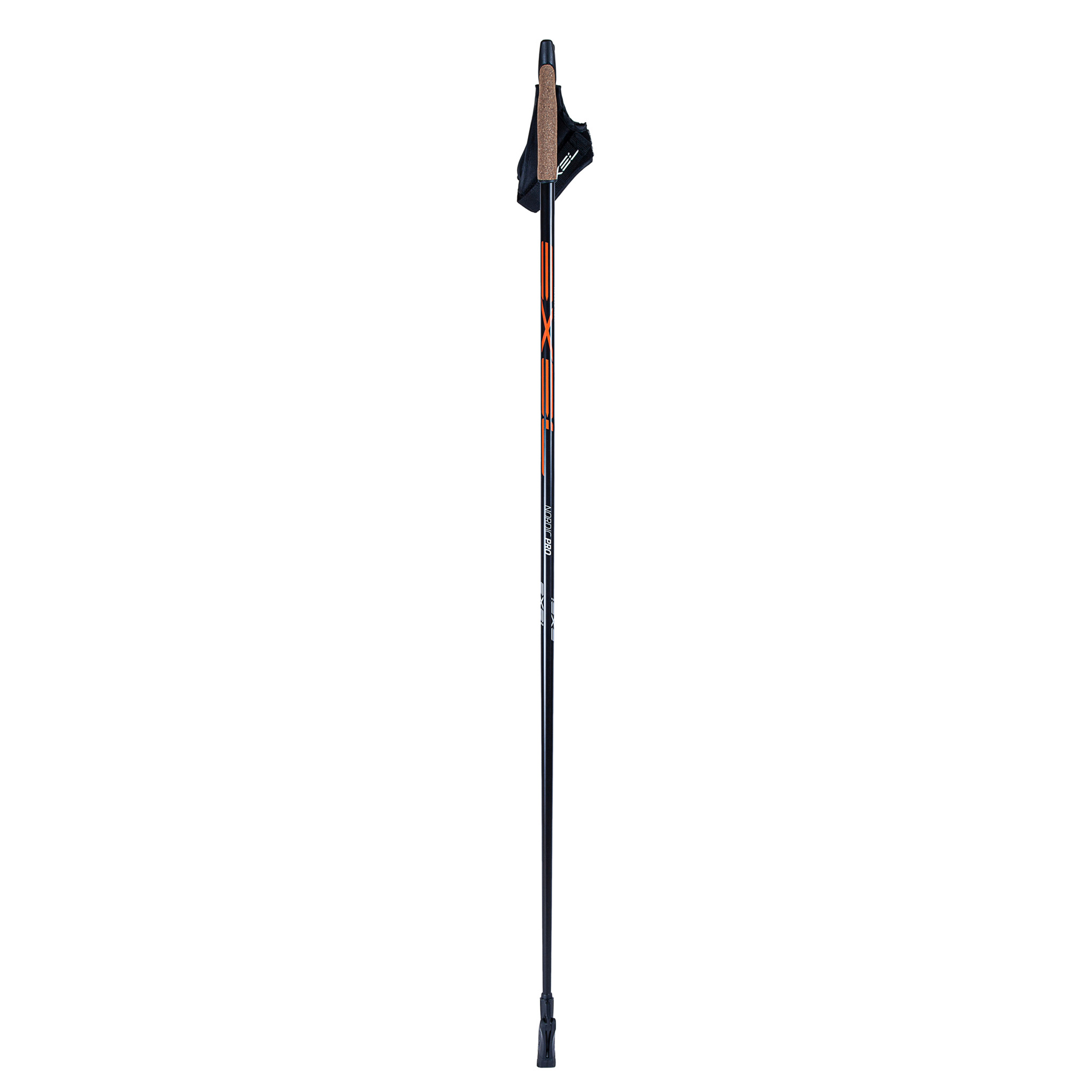 Exel Nordic Pro Oeb Qr Kij do Nordic Walking, Czarny/Czerwony