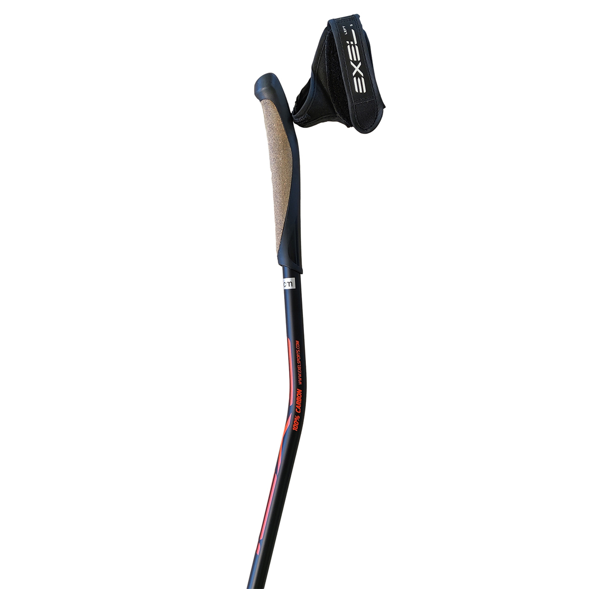 Exel Nordic Pro Curve Oeb Qr Käimiskepp, Must/Punane