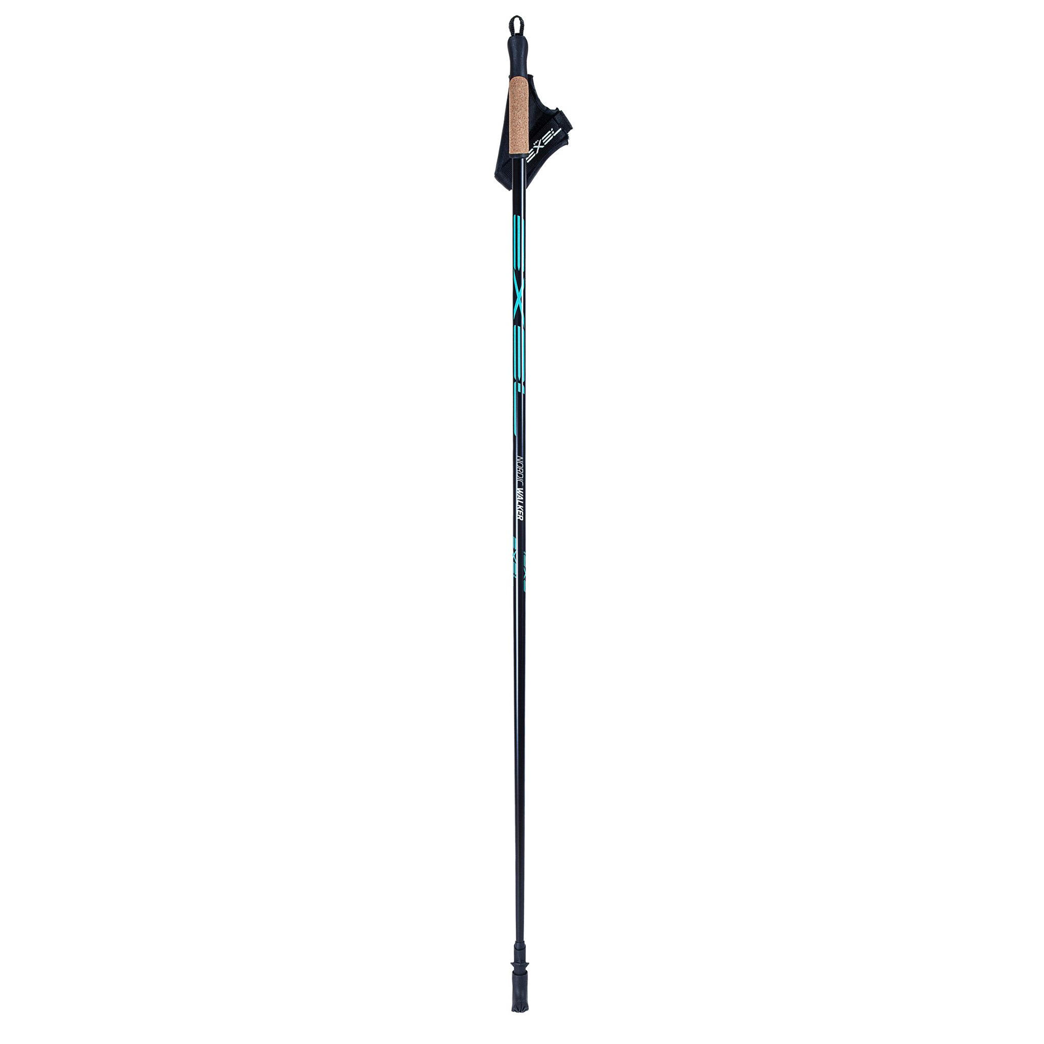 Exel Nordic Walker Käimiskepp, Must/Tsüaan