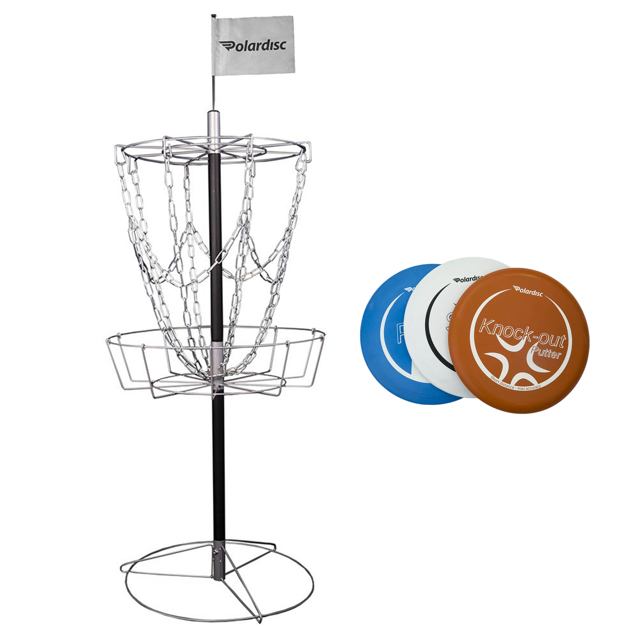 Polardisc Starter Discgolf Korb Set