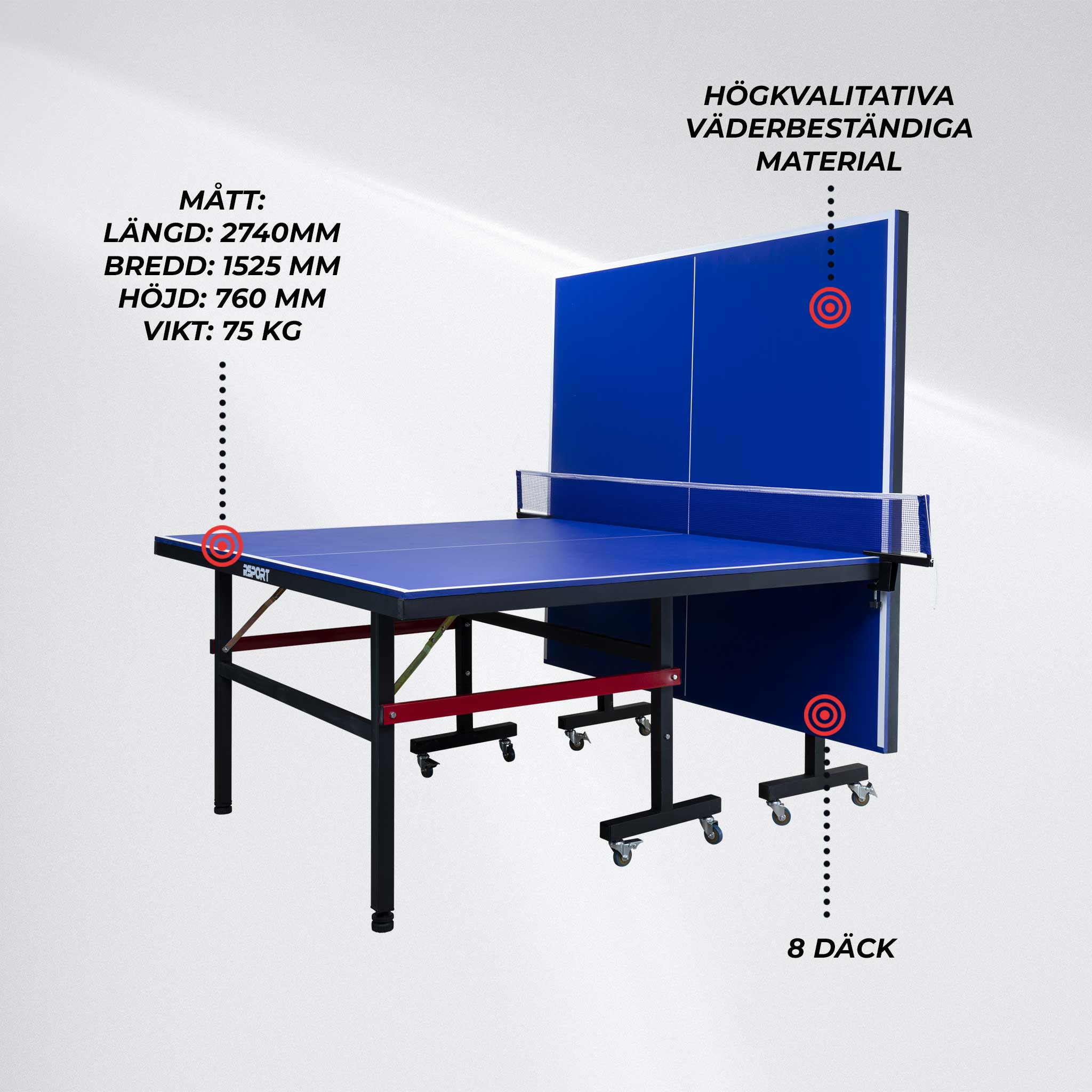 Prosport Pingisbord Outdoor