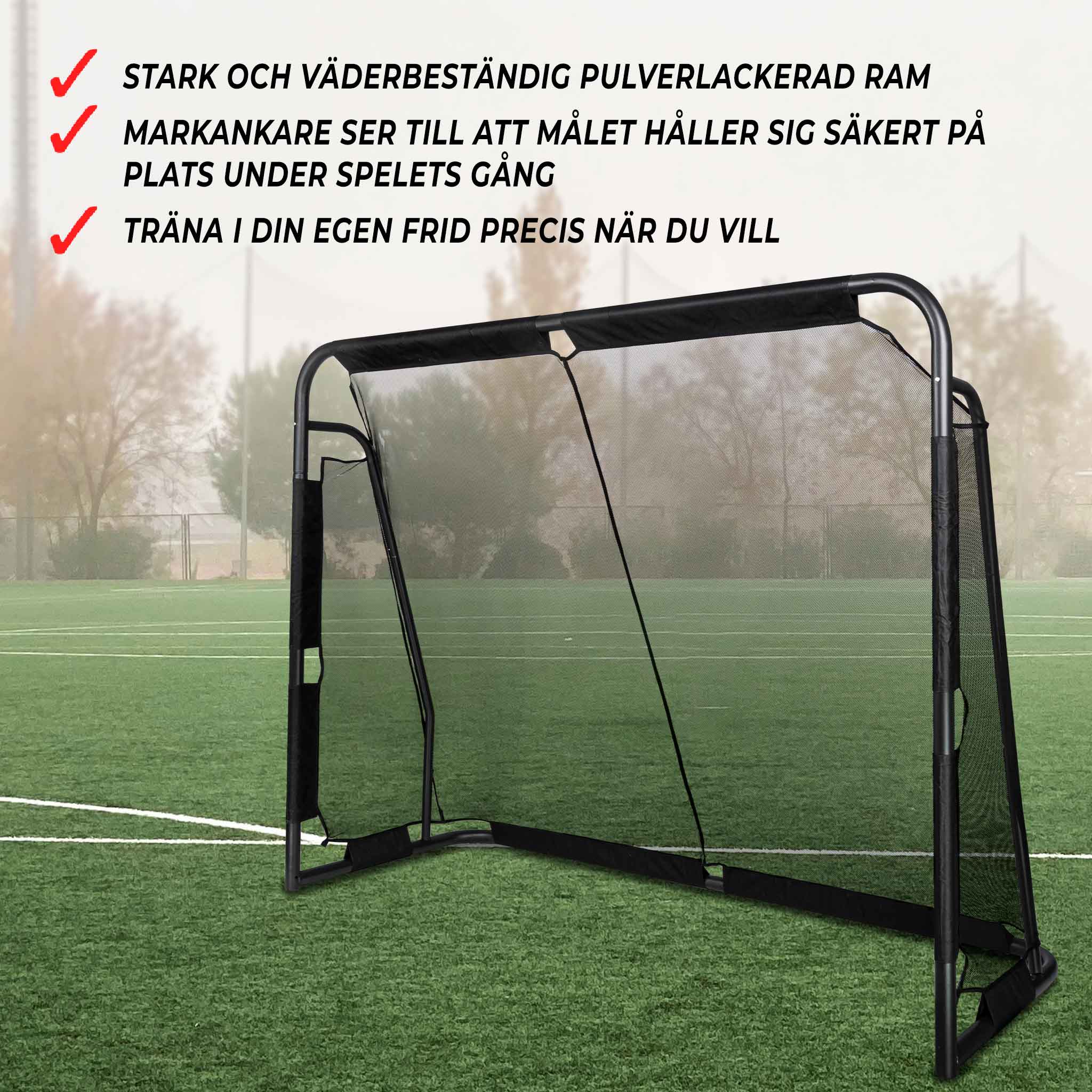 Prosport Fotbollsmål premium 183x122 cm