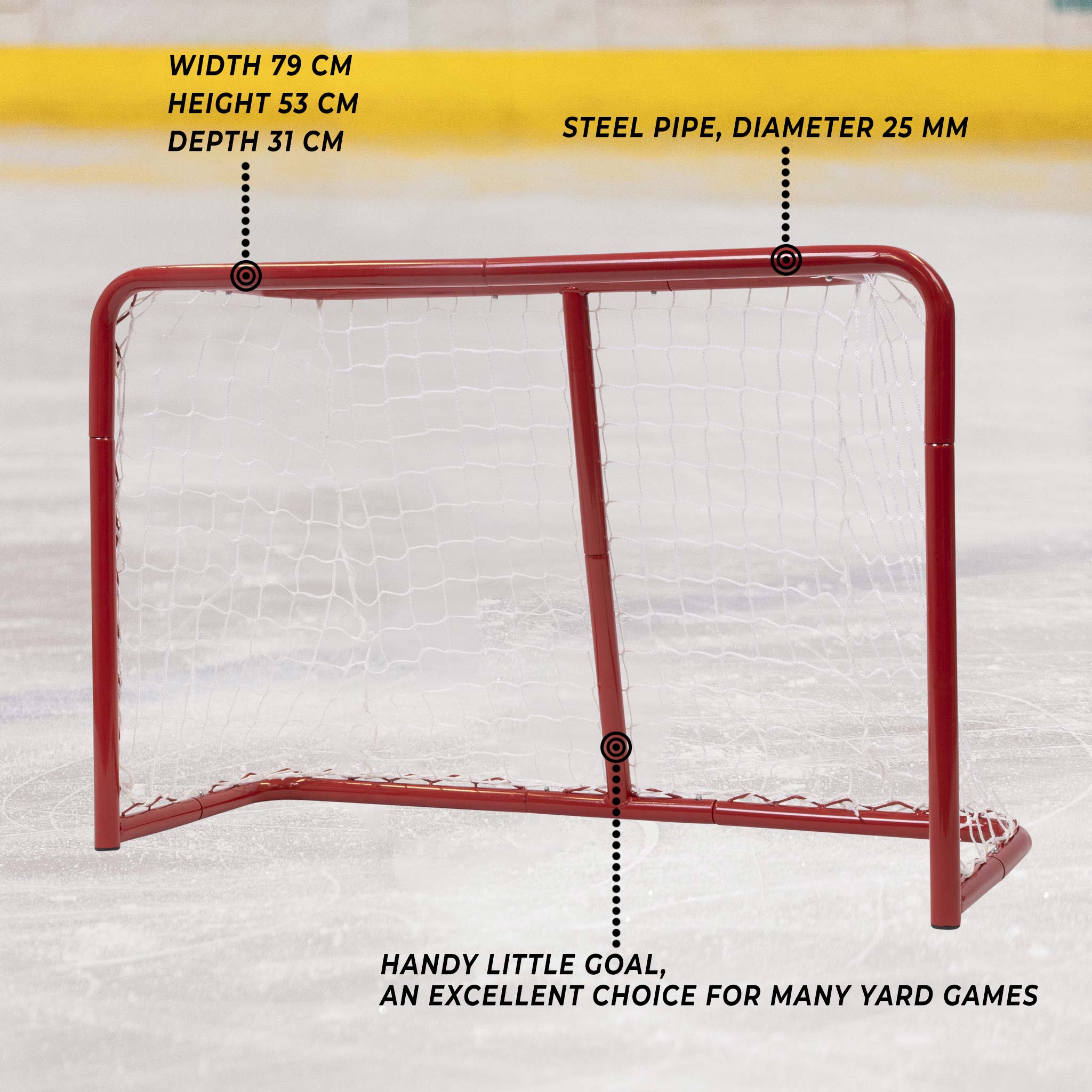 Prosport 2x Sturdy Hockey Goal