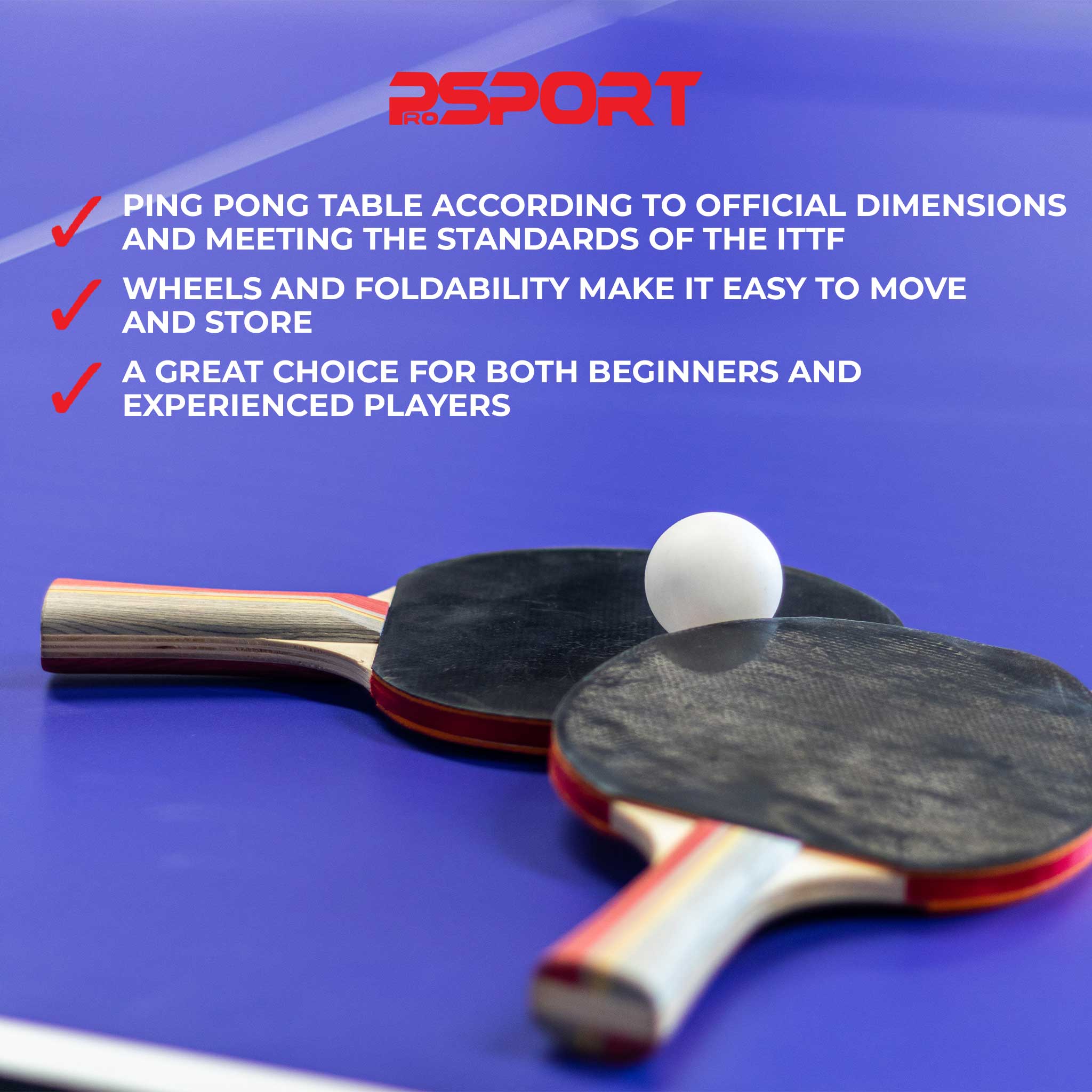 Prosport Ping Pong Table Elite