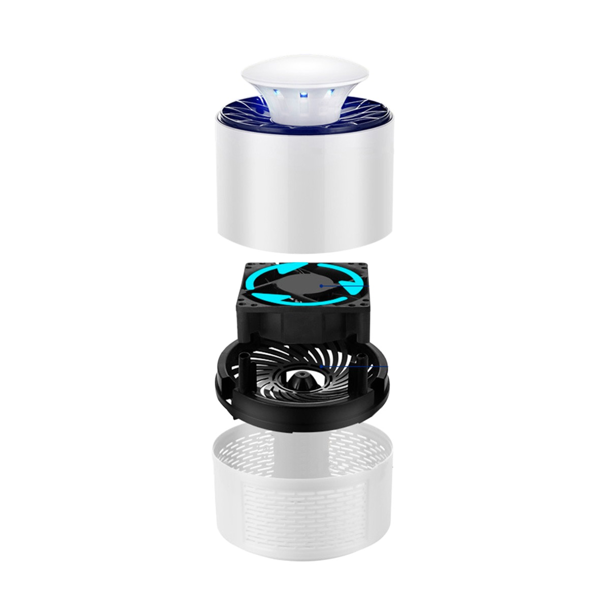 Lykke myggfångare 360 deluxe vit
