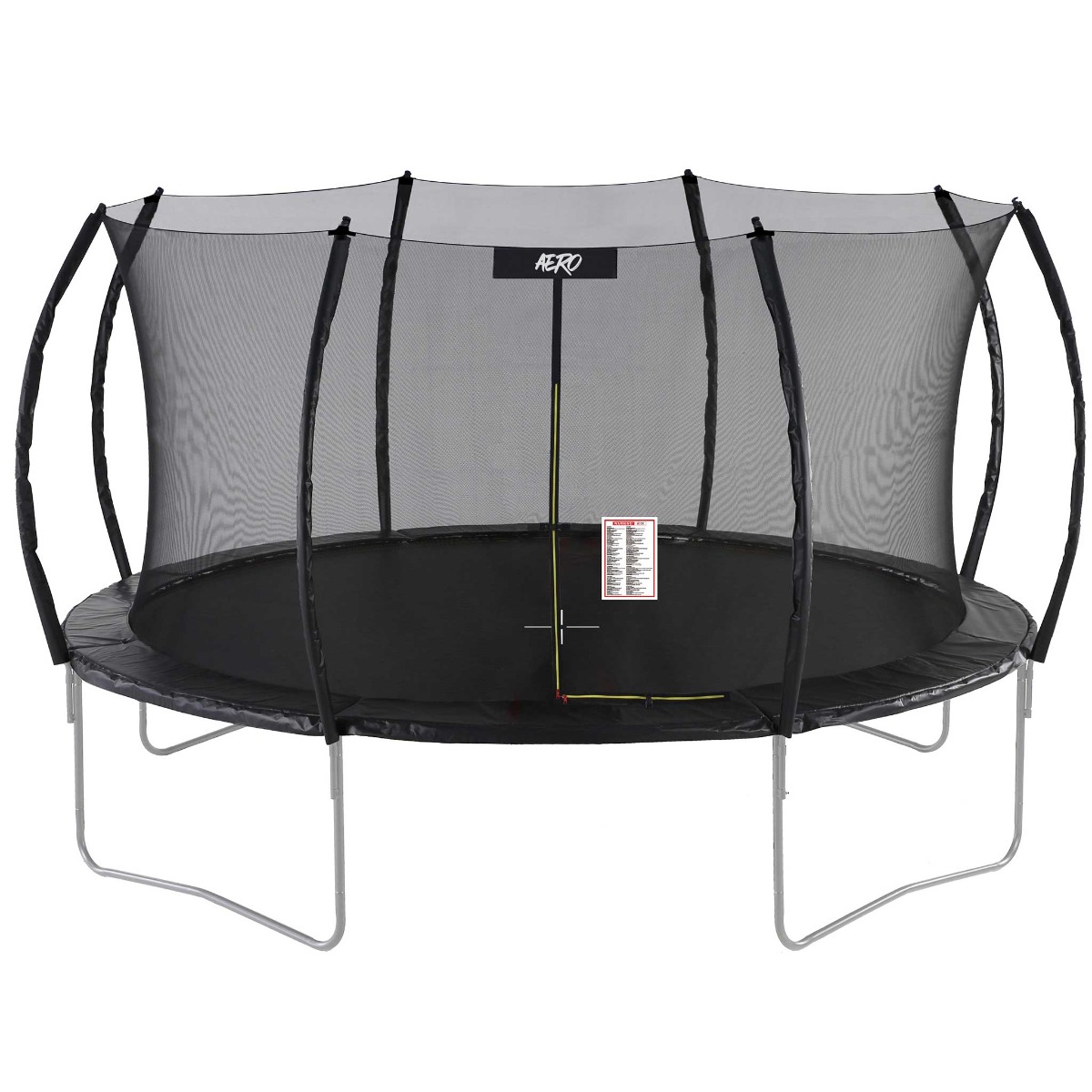 React Aero Trampolīns 3,66m ar drošības tīklu