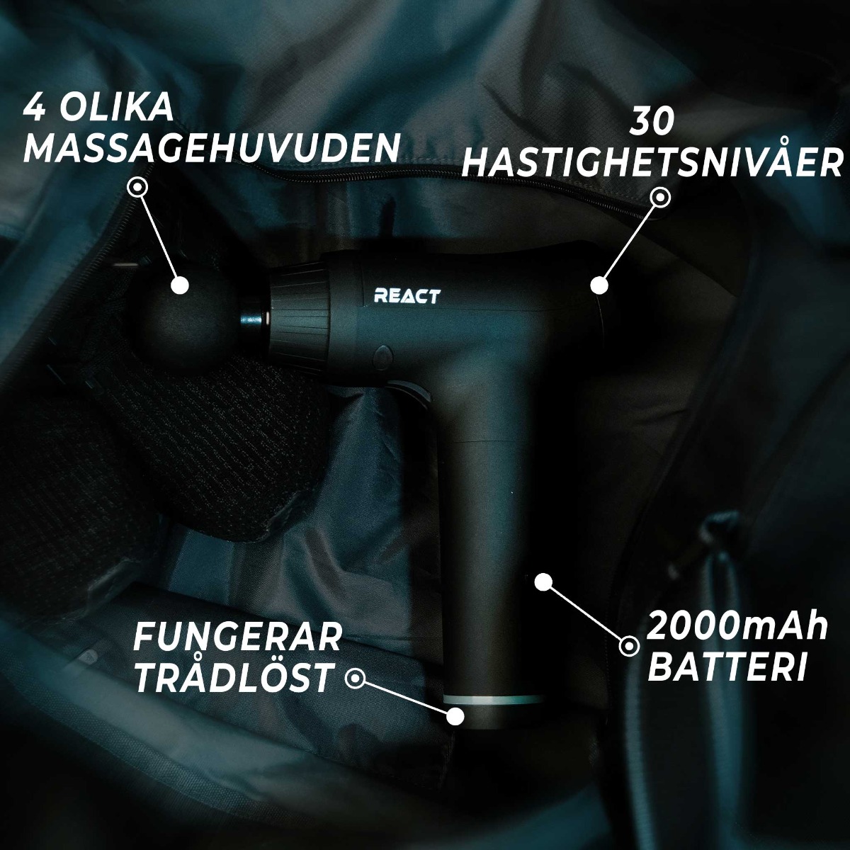 React massagepistol MG2