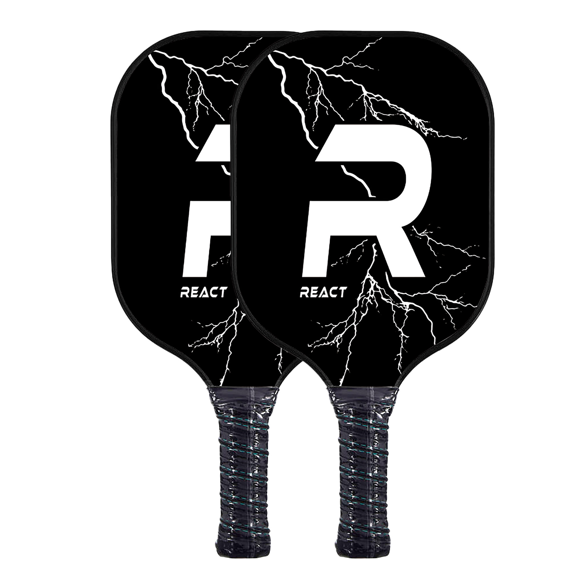 React pickleball komplekts, 2 raketes + bumbas