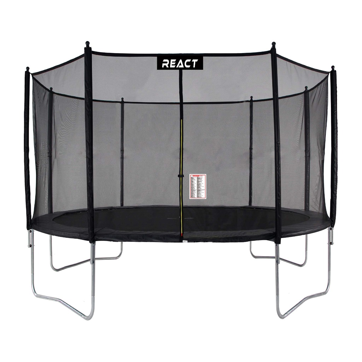 React Trampolīns 427cm ar drošības tīklu