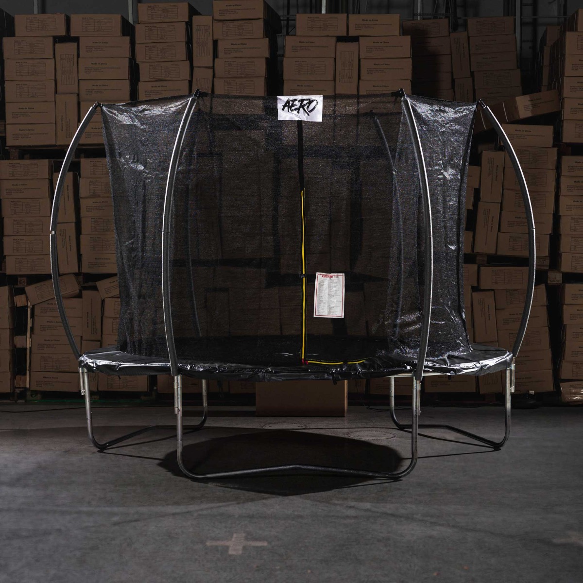 React Aero studsmatta 4,27m med skyddsnät