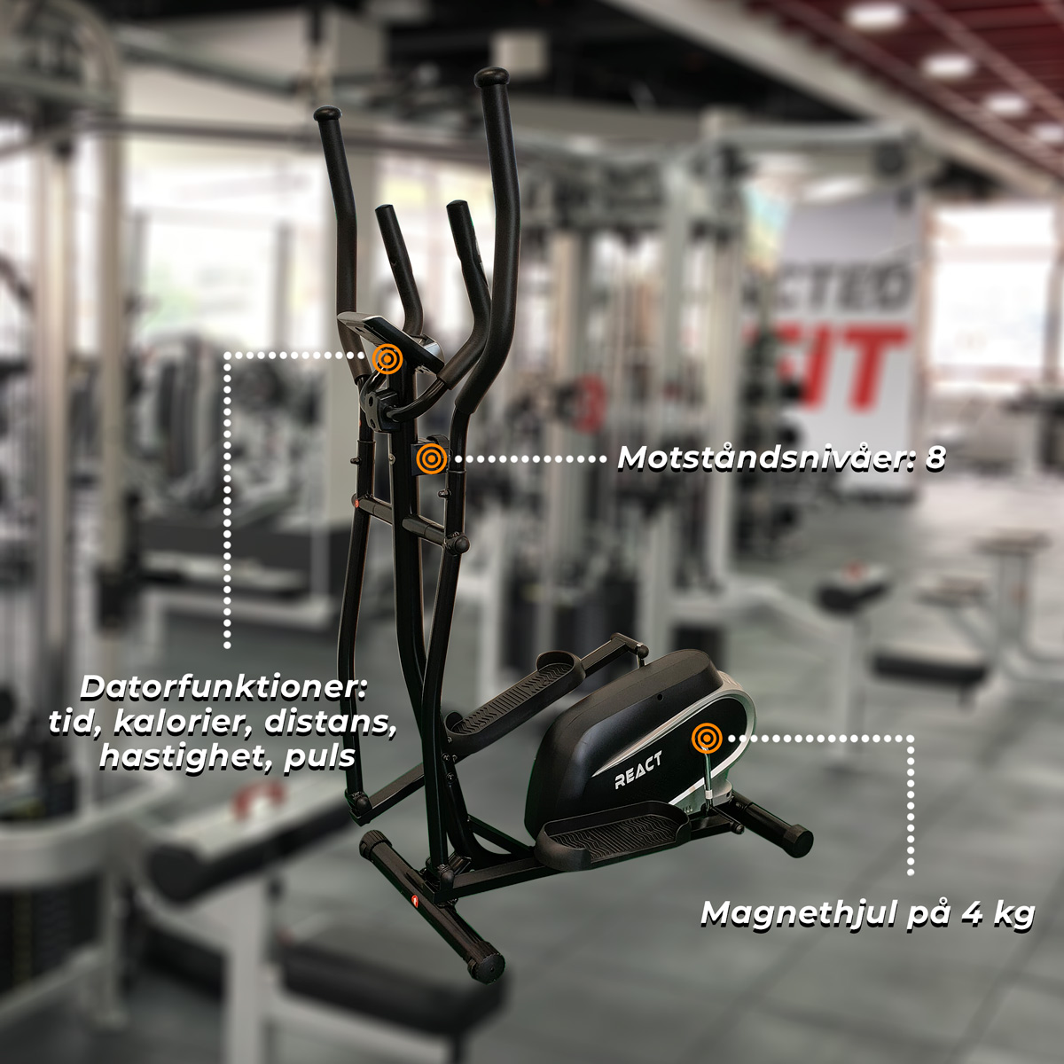 React Crosstrainer