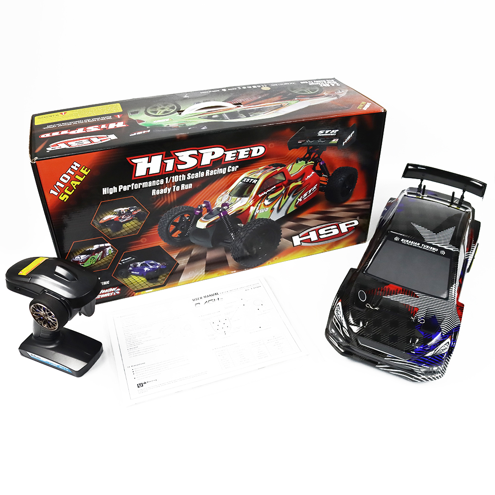 React RC-bil  XSTR Power Nitro 4WD, svart