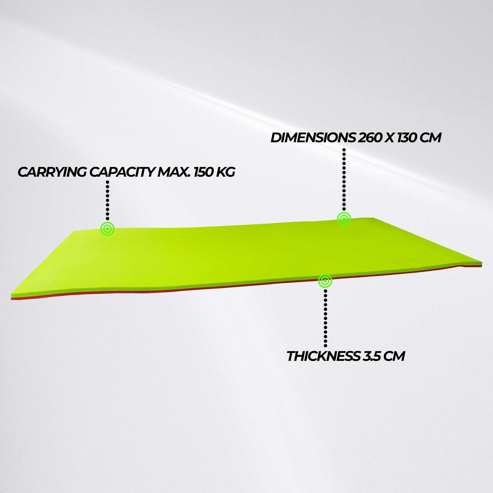 Röhnö Wave floating mat