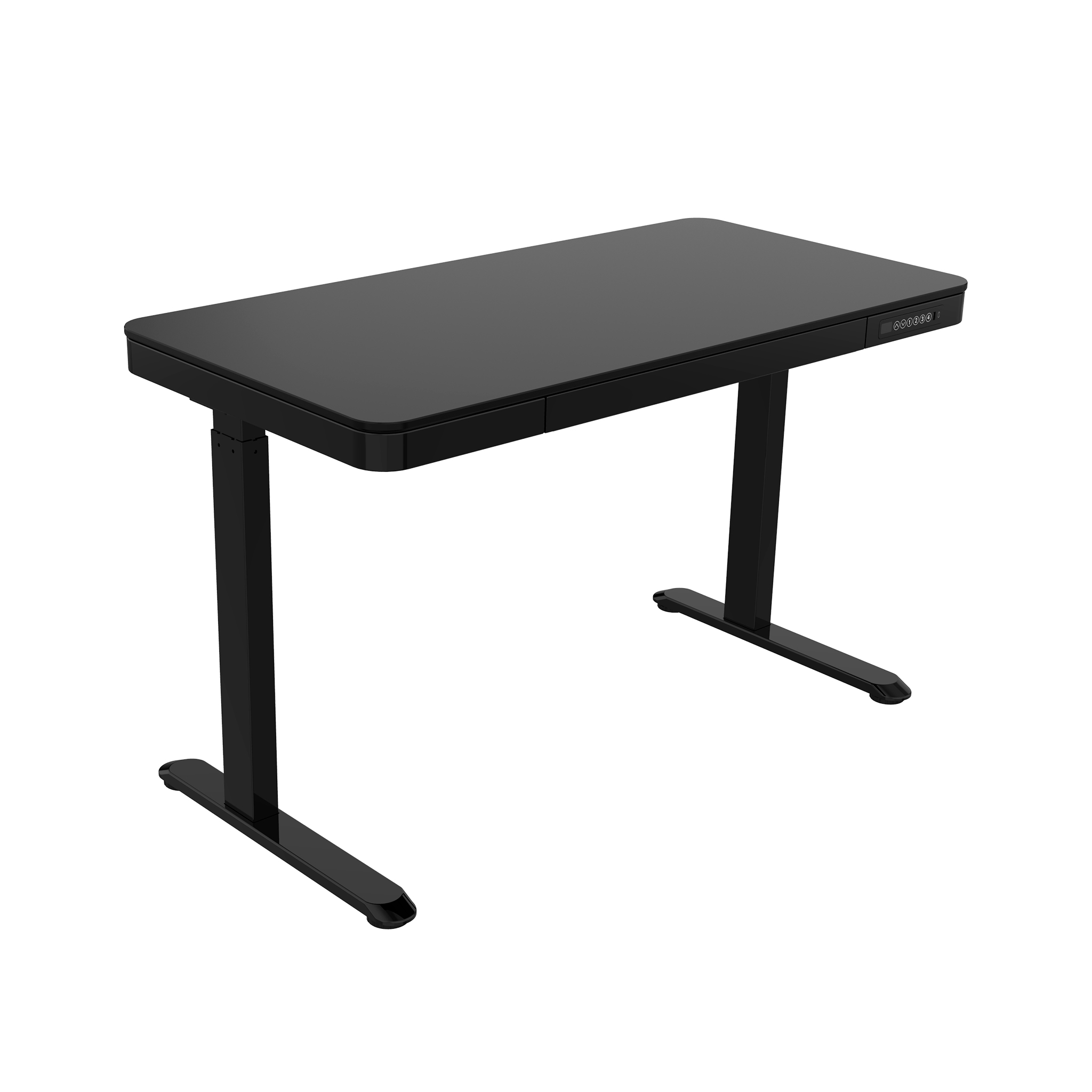 Lykke Electric Standing Desk 120x60cm Polar, black
