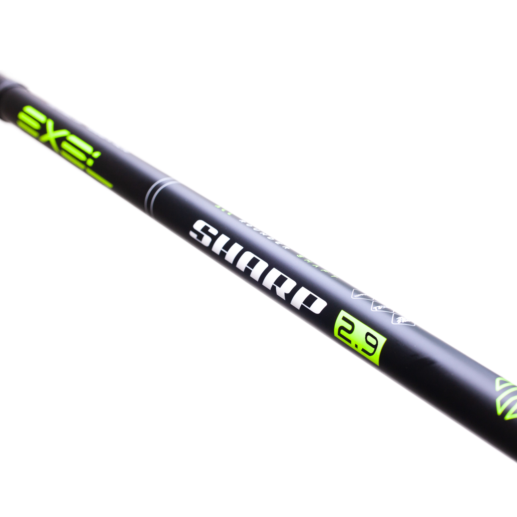 Exel Sharp 2.9 Round Sb Floorball Stick, Black/Neon Yellow