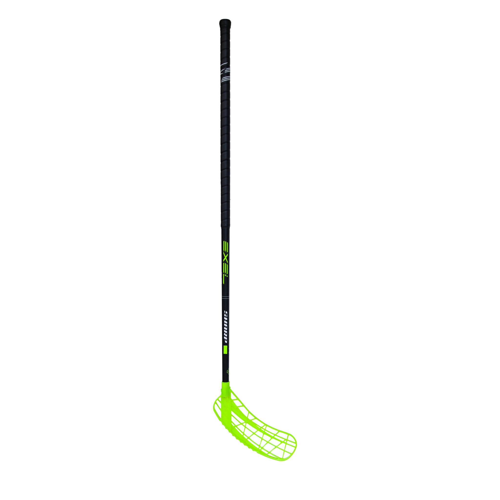 Exel Sharp 3.4 Round Sb Saalihokikepp, Must/Neoonkollane