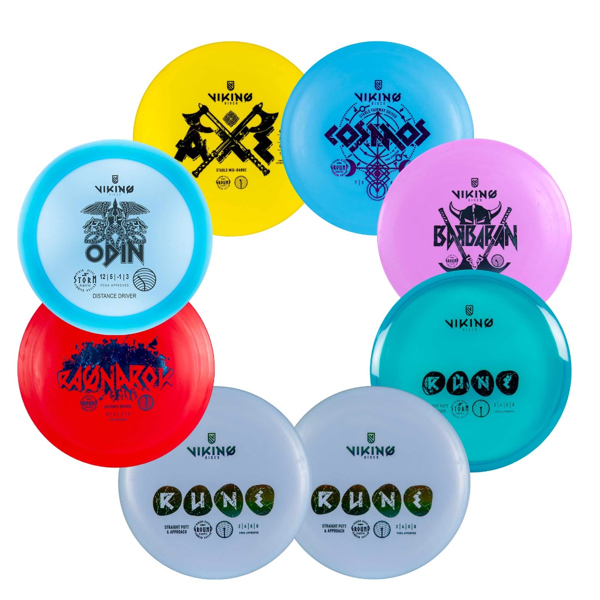 Viking Discs Challenger Disc Golf Komplekts