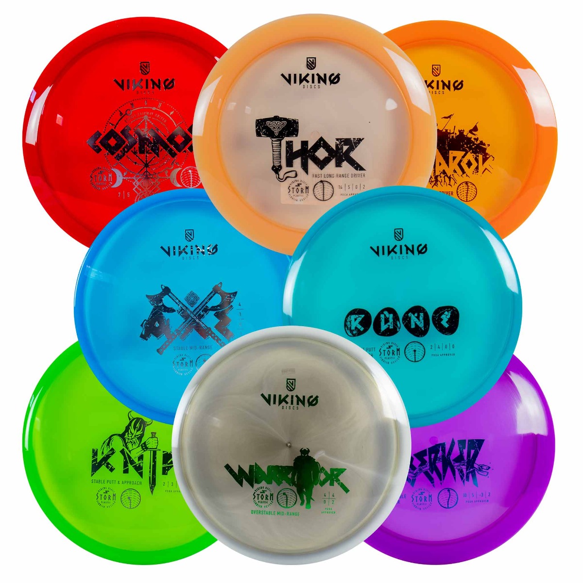 Viking Discs Disc Golf Set Storm - 8 Scheiben