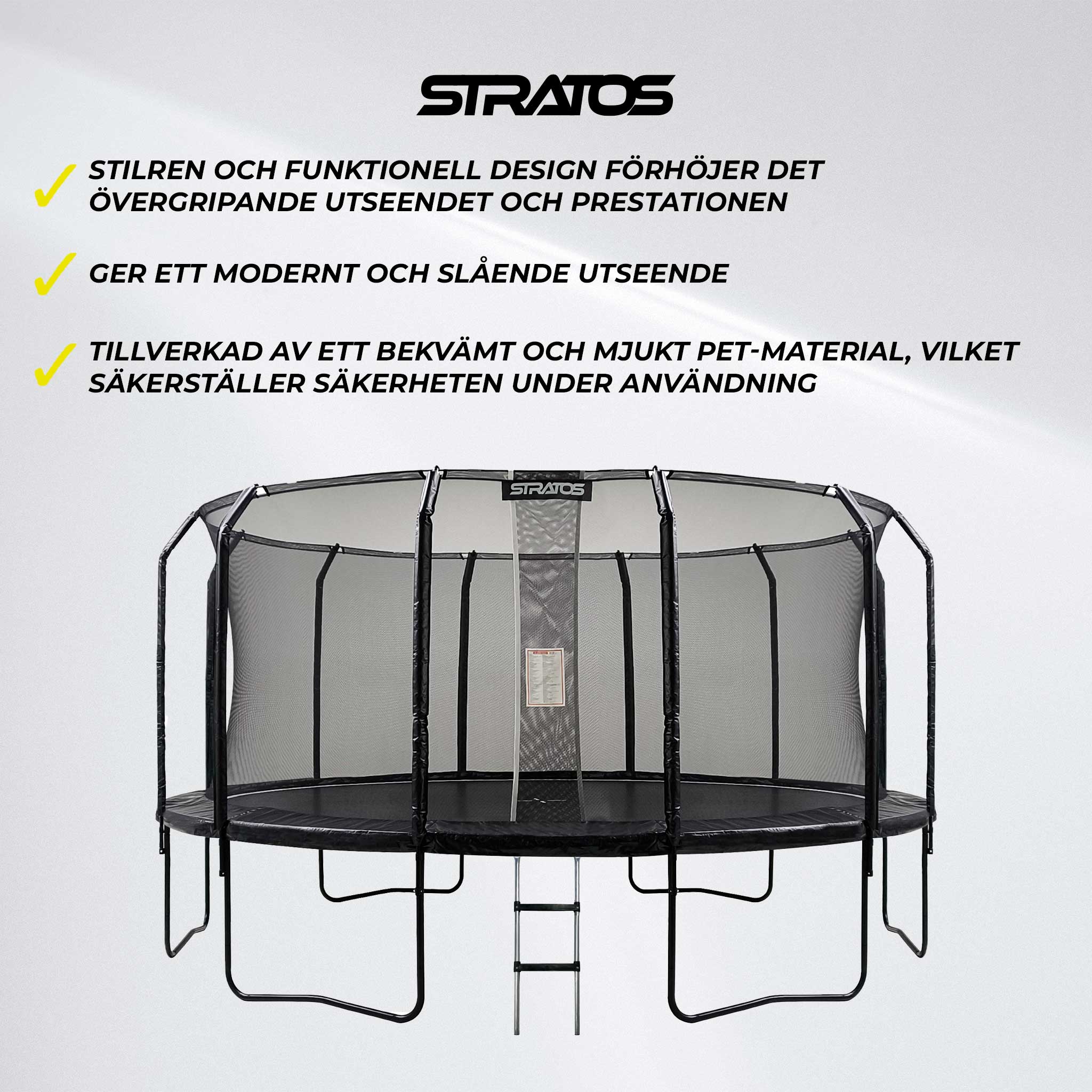 Stratos Studsmatta 488cm Premium Black Line
