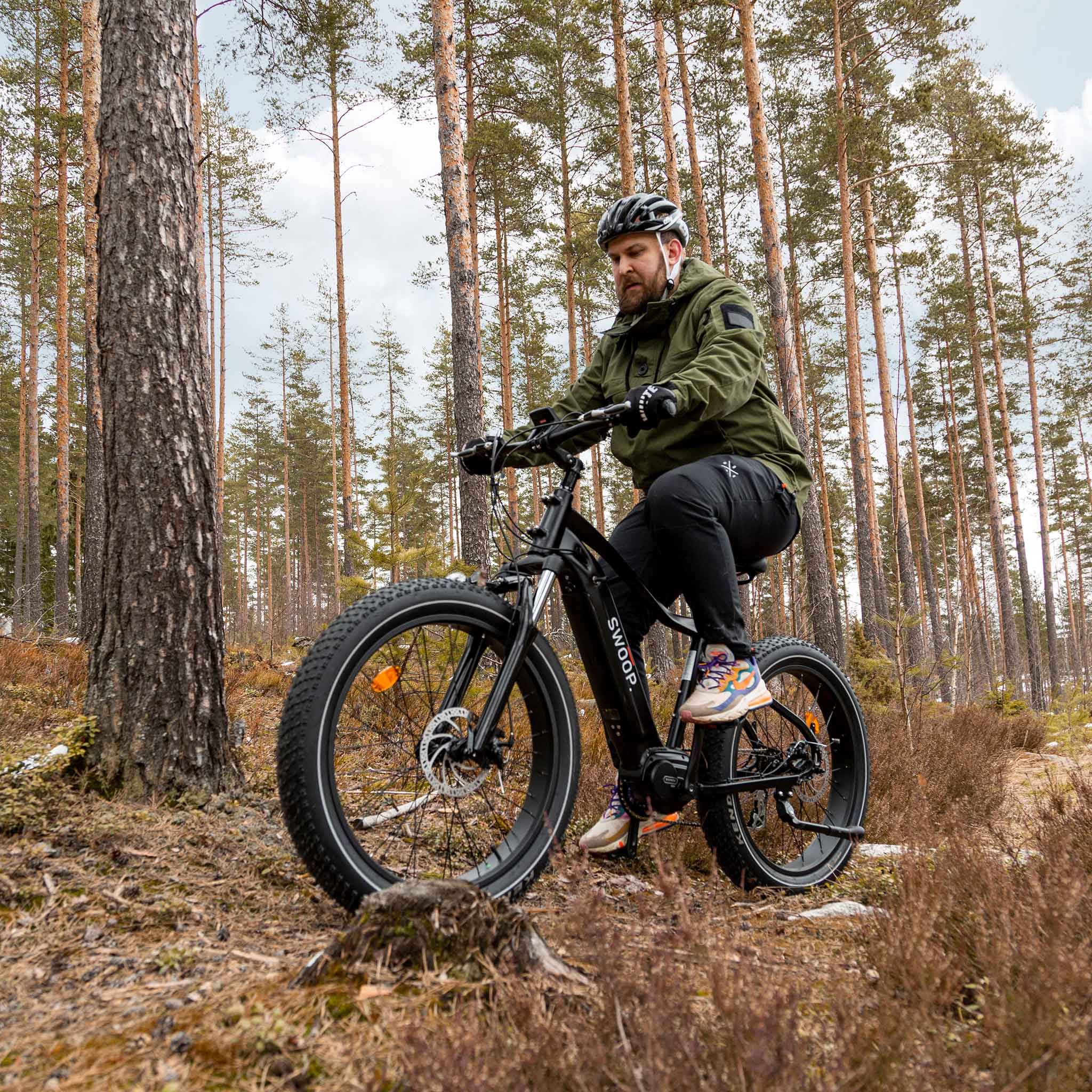Swoop Fatbike Elcykel Attacker, 26"