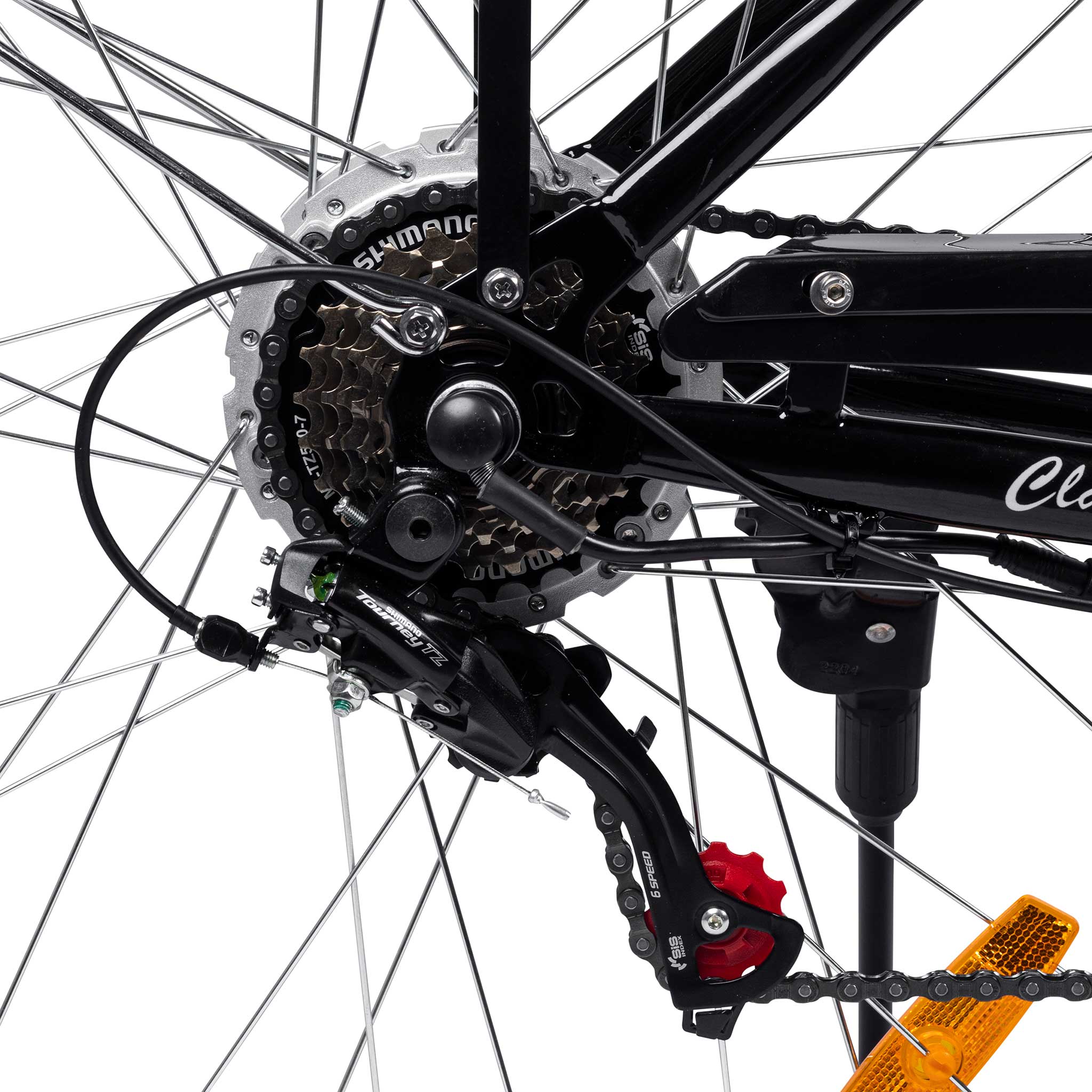 Swoop Elcykel Classic, dam 28" svart