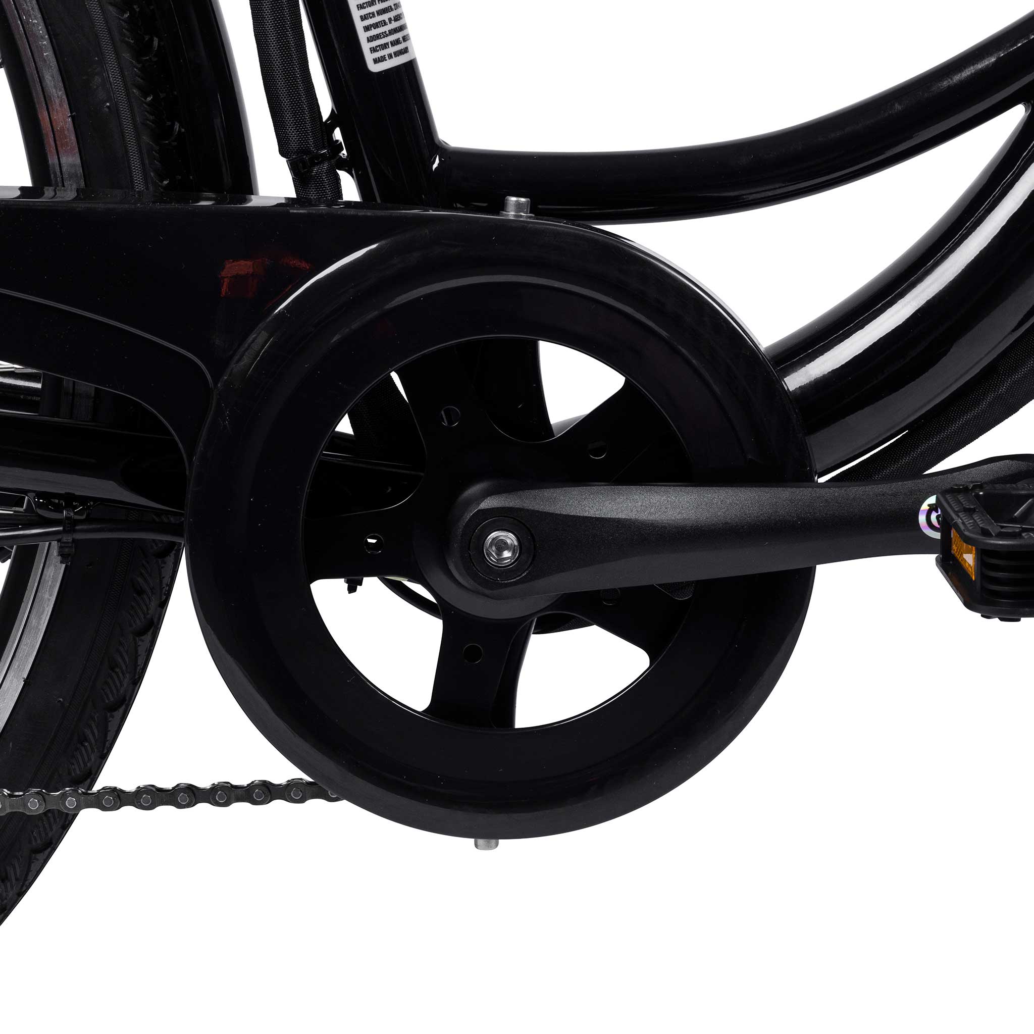 Swoop Bicicleta electrica Classic, Femme 28" Noir