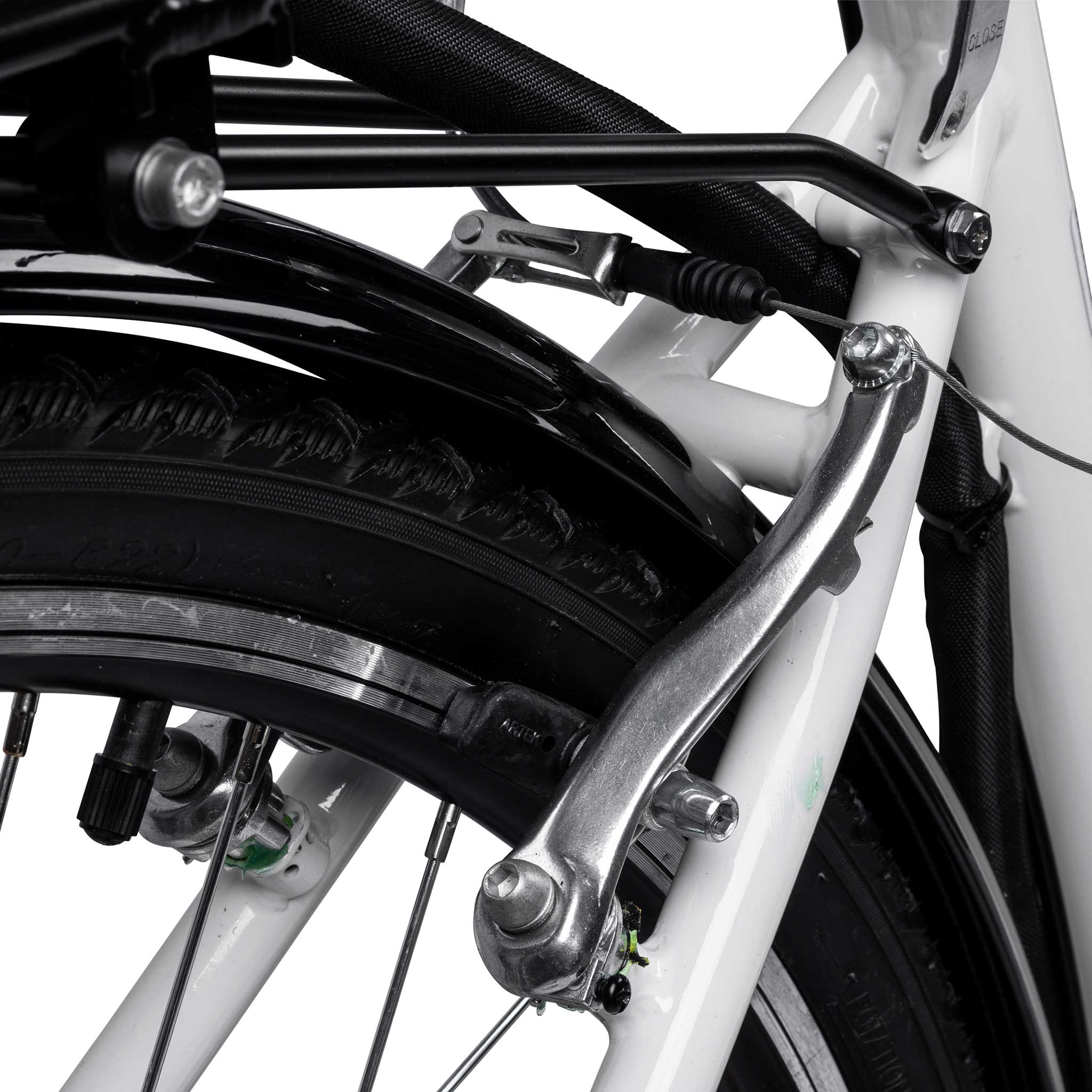 Swoop Elcykel Classic, dam 28" vit