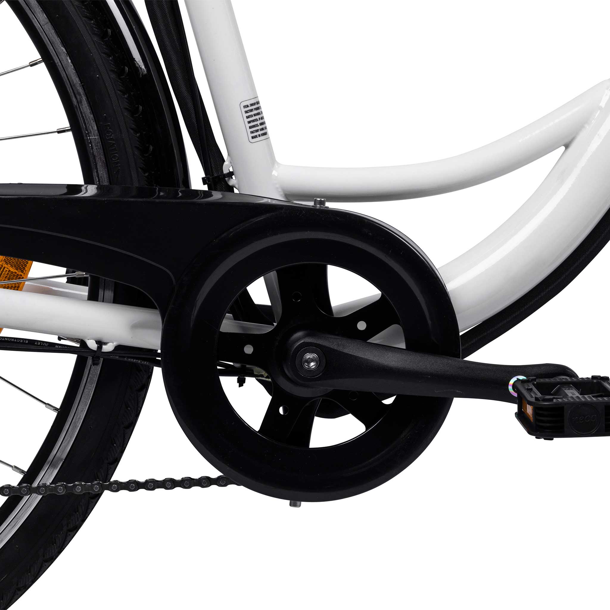 Swoop Elcykel Classic, dam 28" vit
