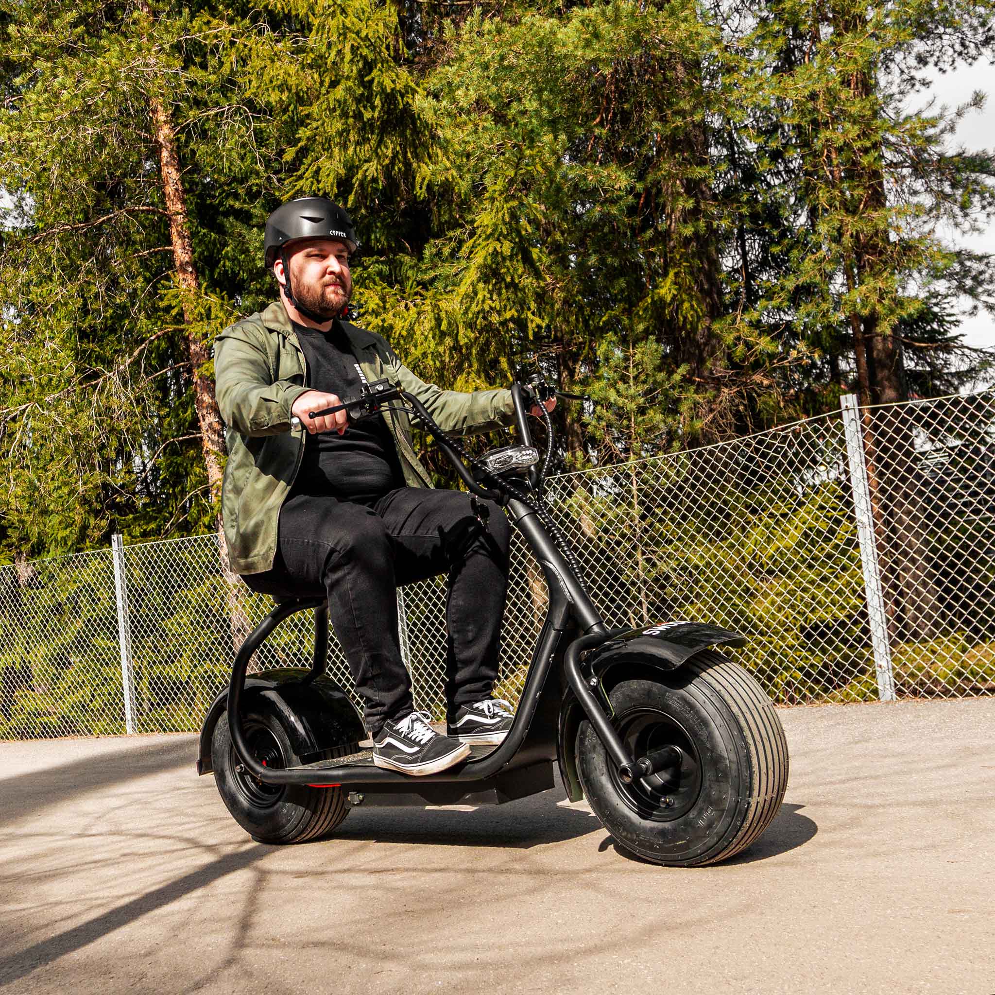 Swoop E-Scooter Cruiser Rot N2