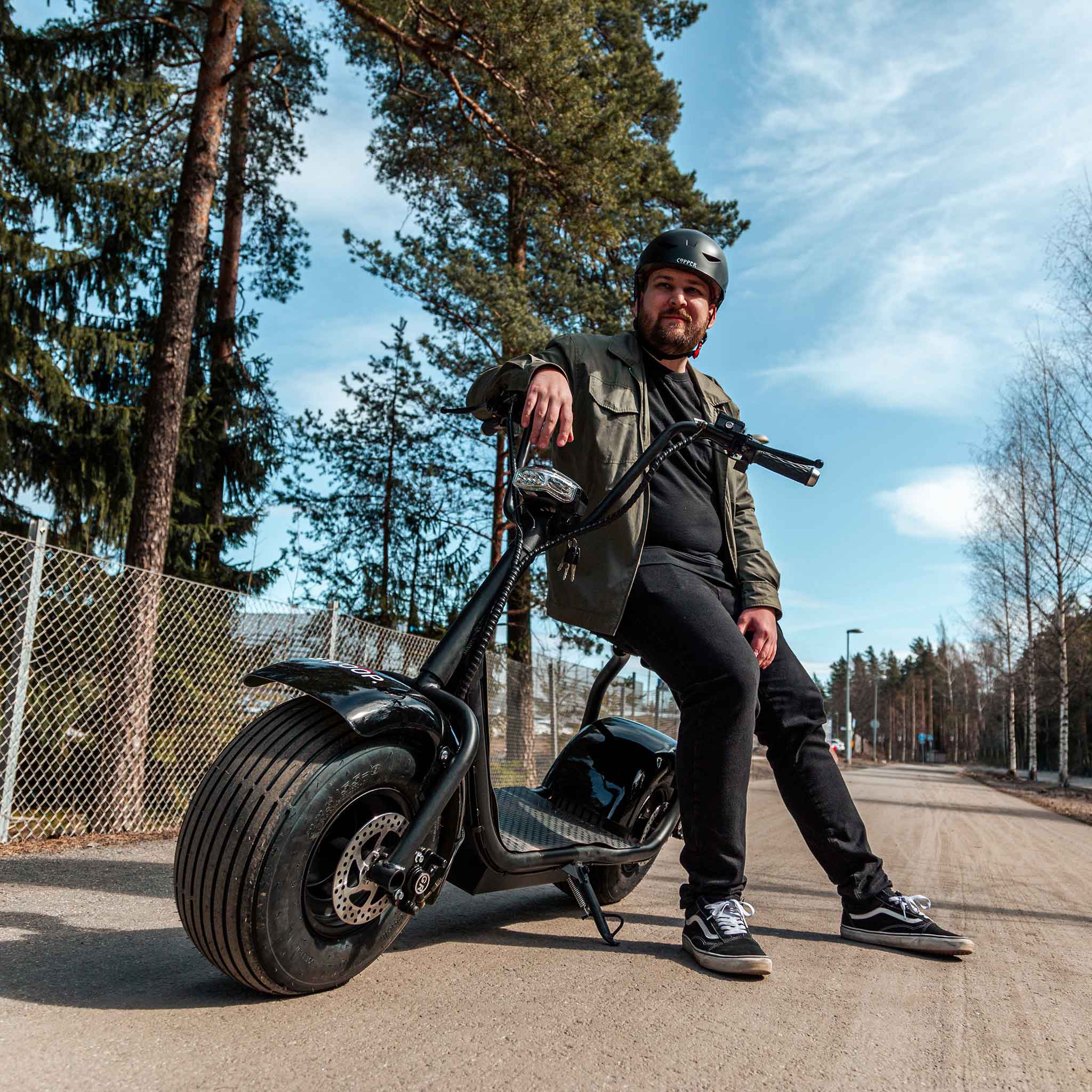 Swoop Elektrische scooter Cruiser Rood N2