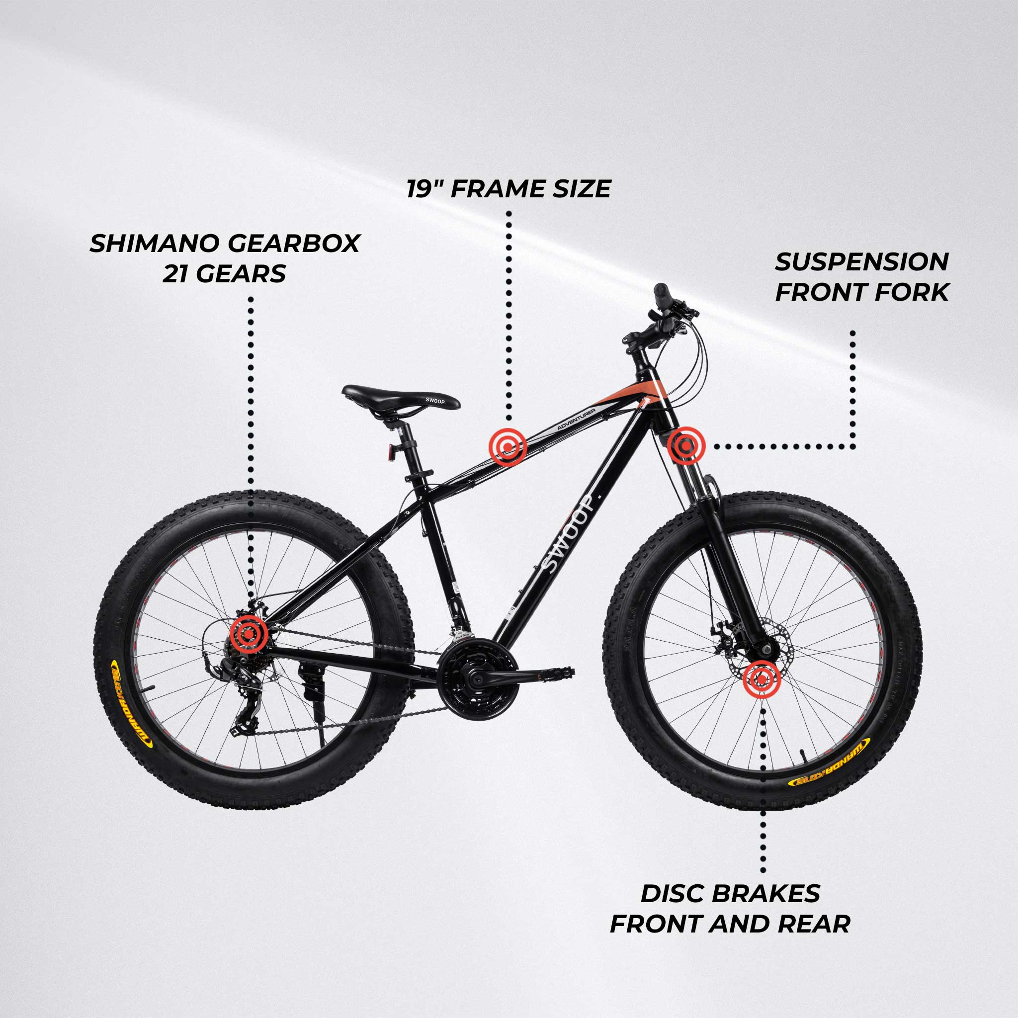 Swoop Fatbike 26" Adventurer