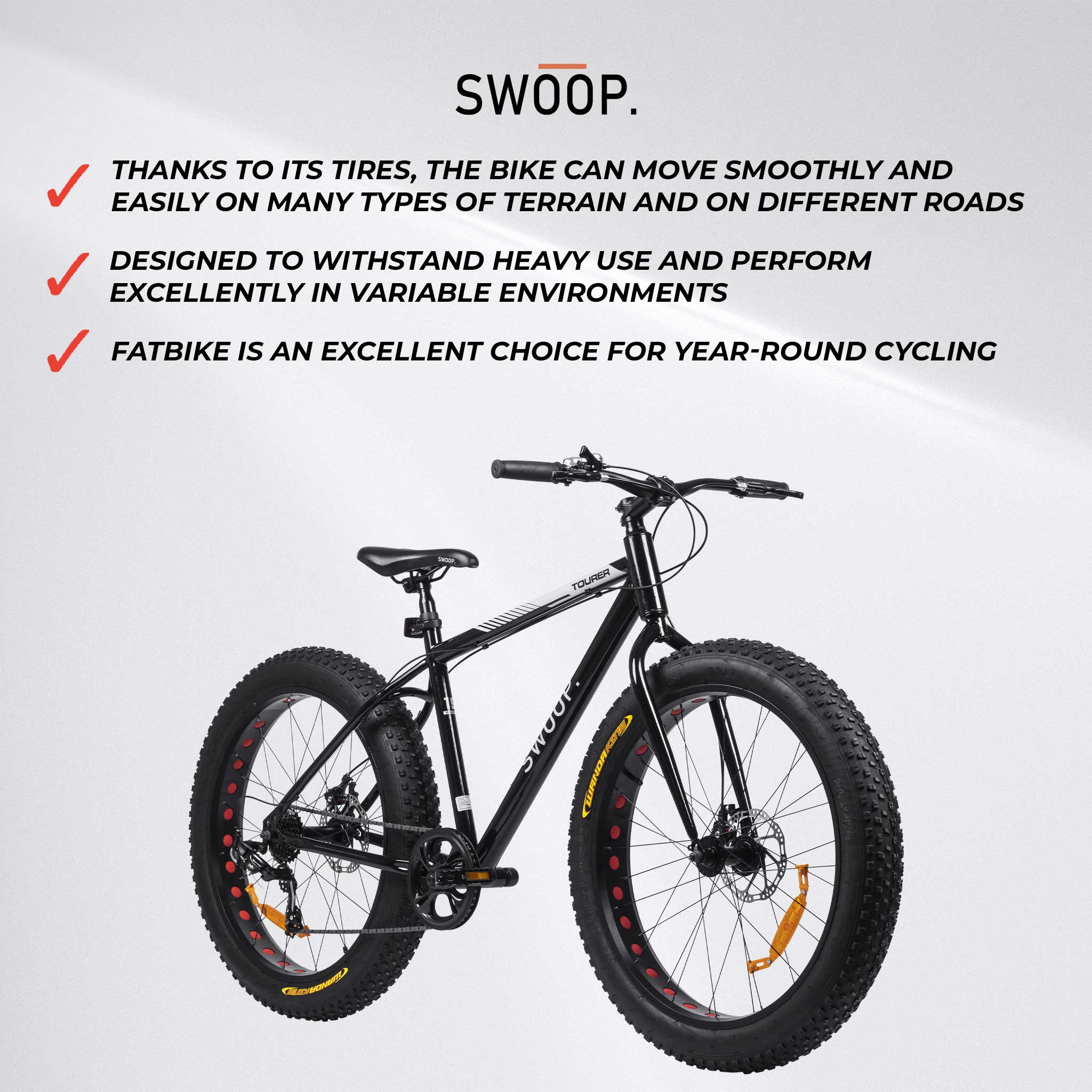 Swoop Fatbike 26" Tourer
