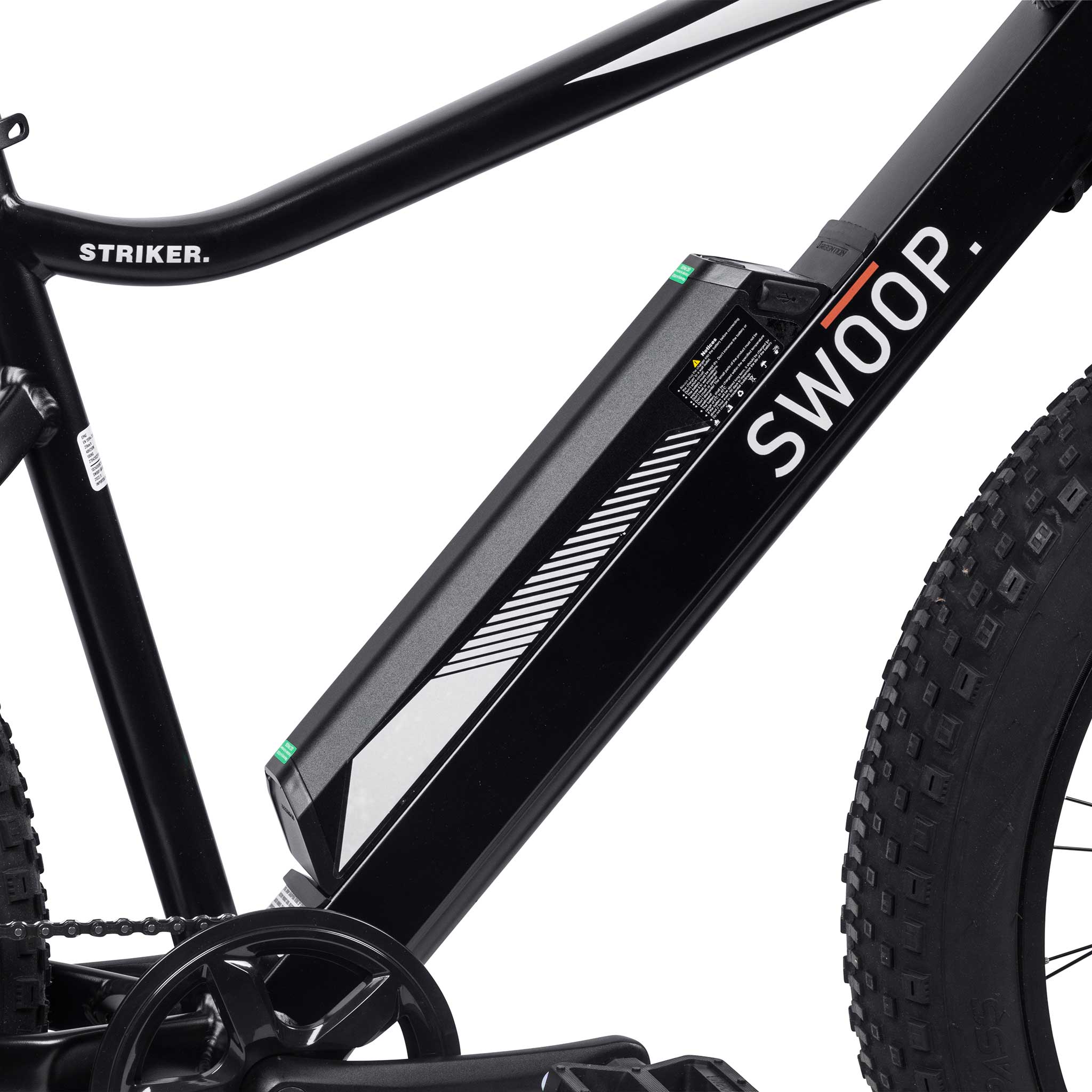 Swoop Fatbike Elcykel Striker, 26"