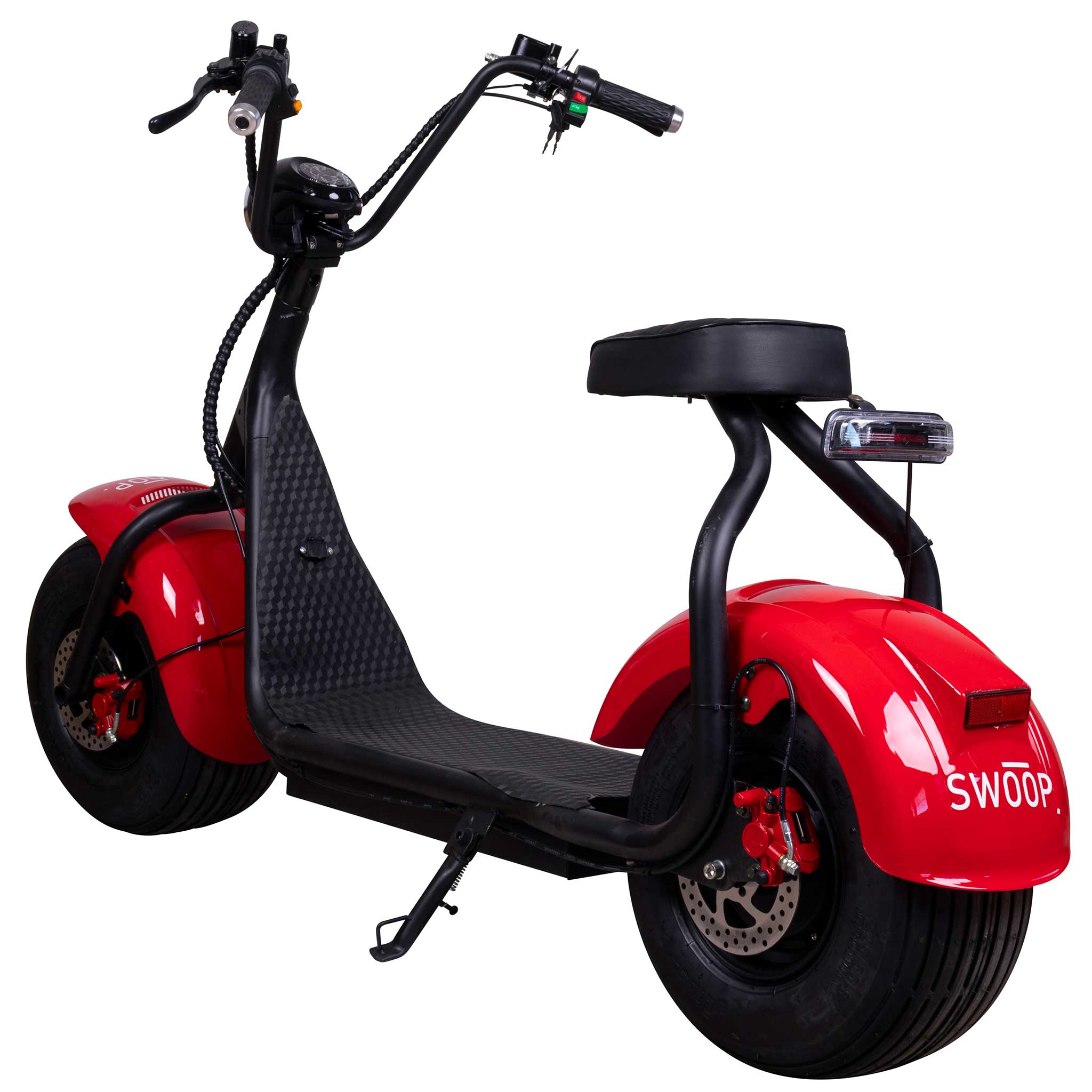 Swoop Elscooter Kruiser N4 1000W röd