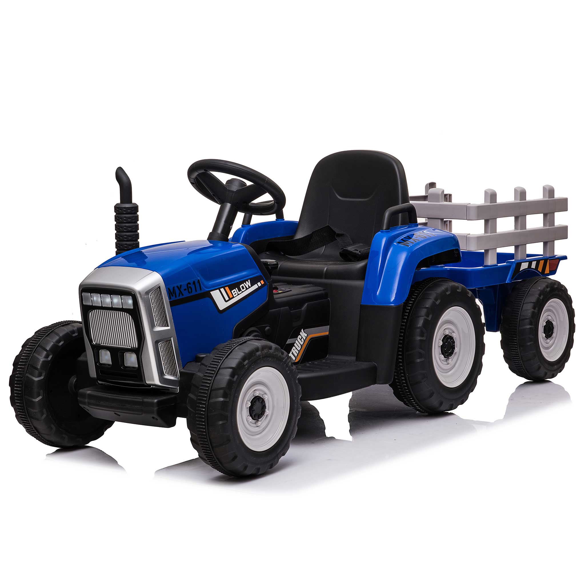 Swoop Laste Elektriauto Traktor Haagisega