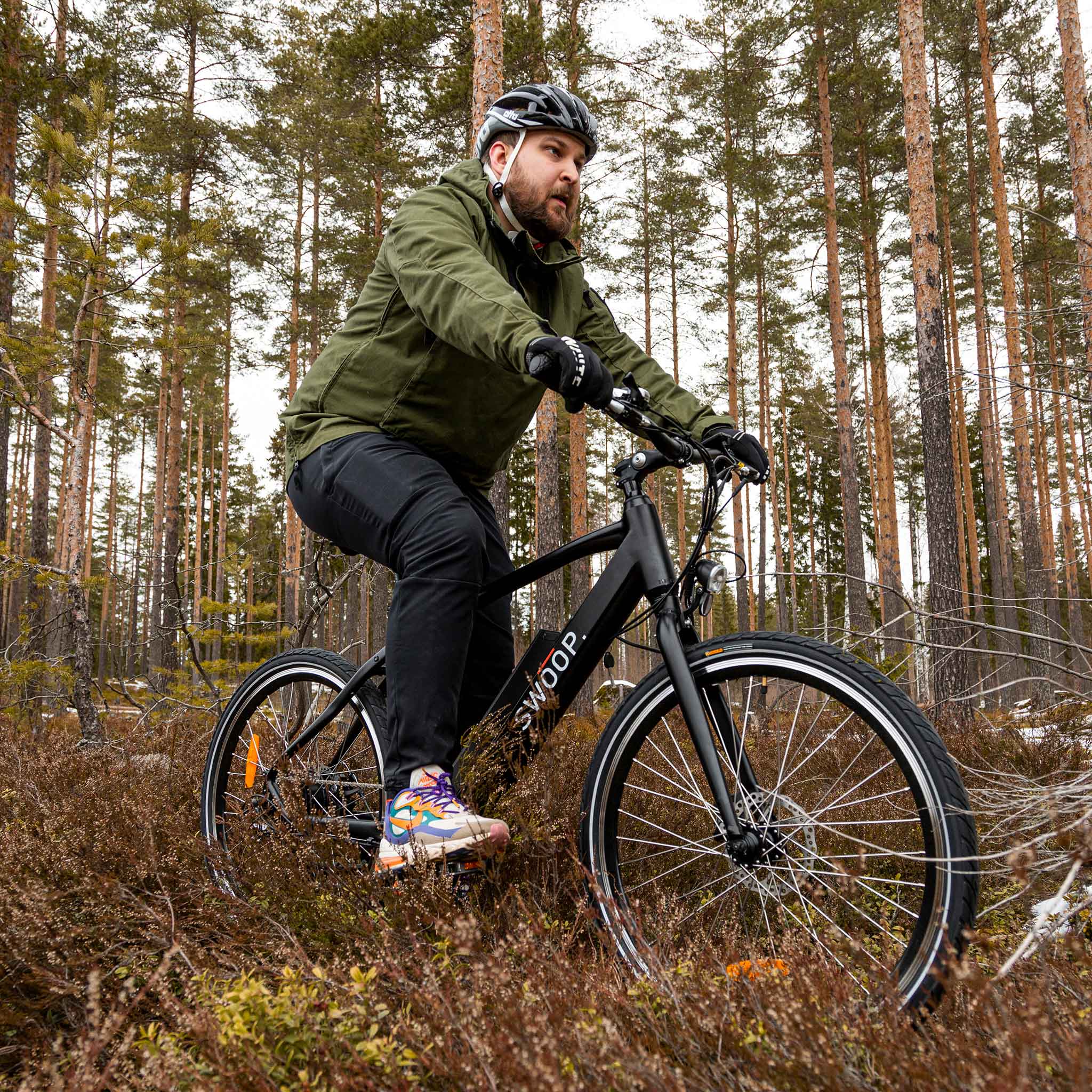 Swoop Elektriskais kalnu skrejritenis MTB, 26" pieaugušajiem