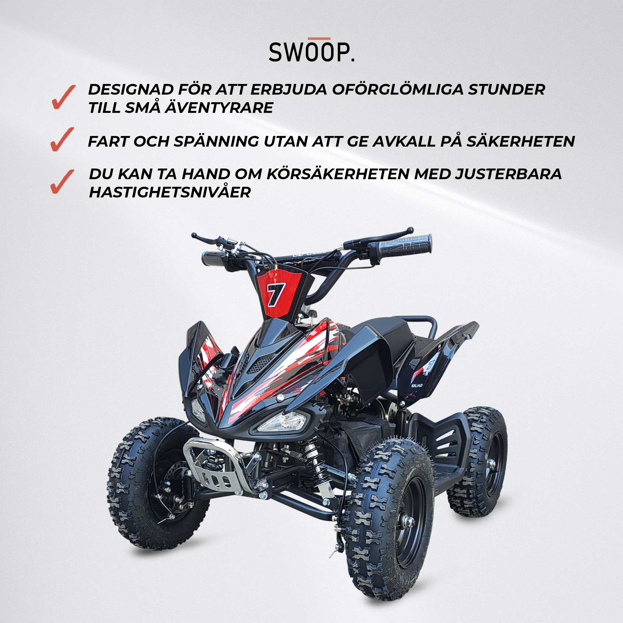 Swoop El fyrhjuling  Adventurer 1000W