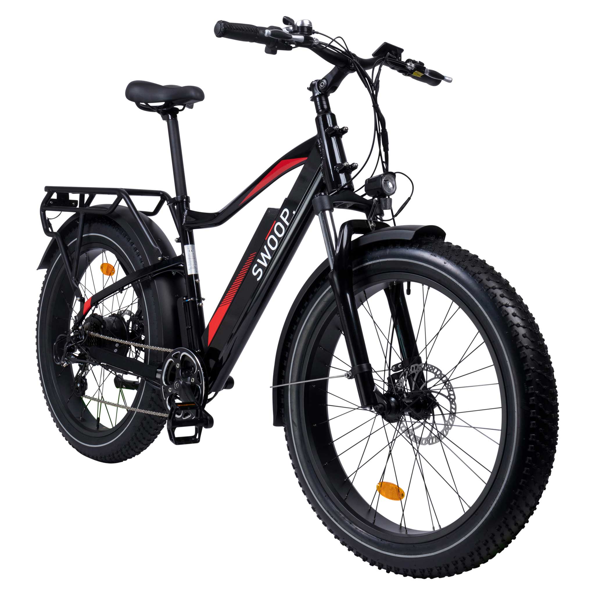 Swoop Fatbike Elcykel, 26"