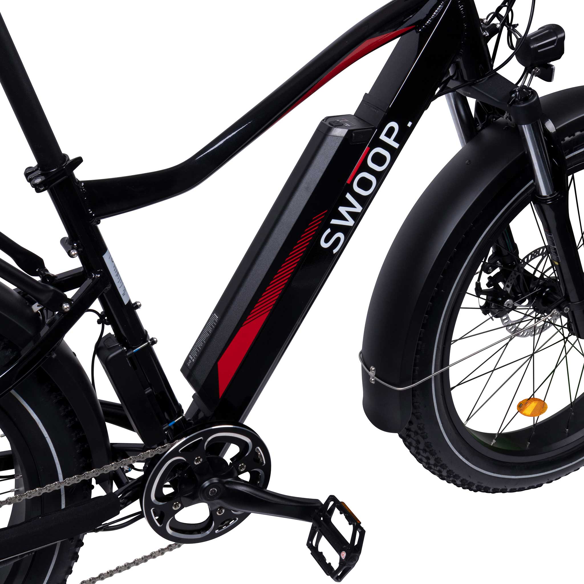 Swoop Fatbike Elcykel, 26"