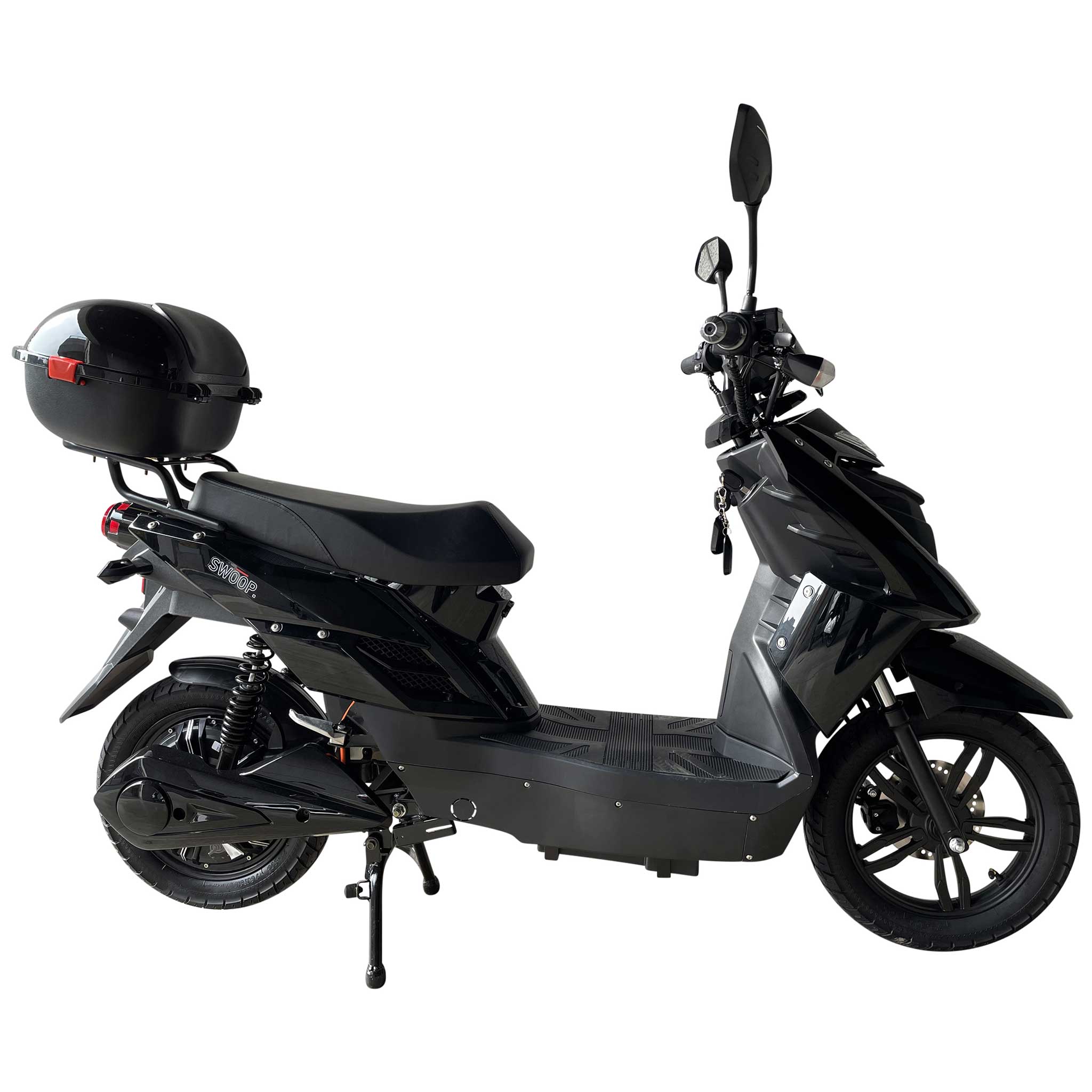 Swoop Elegante E-Scooter Elektroroller Schwarz 1000W