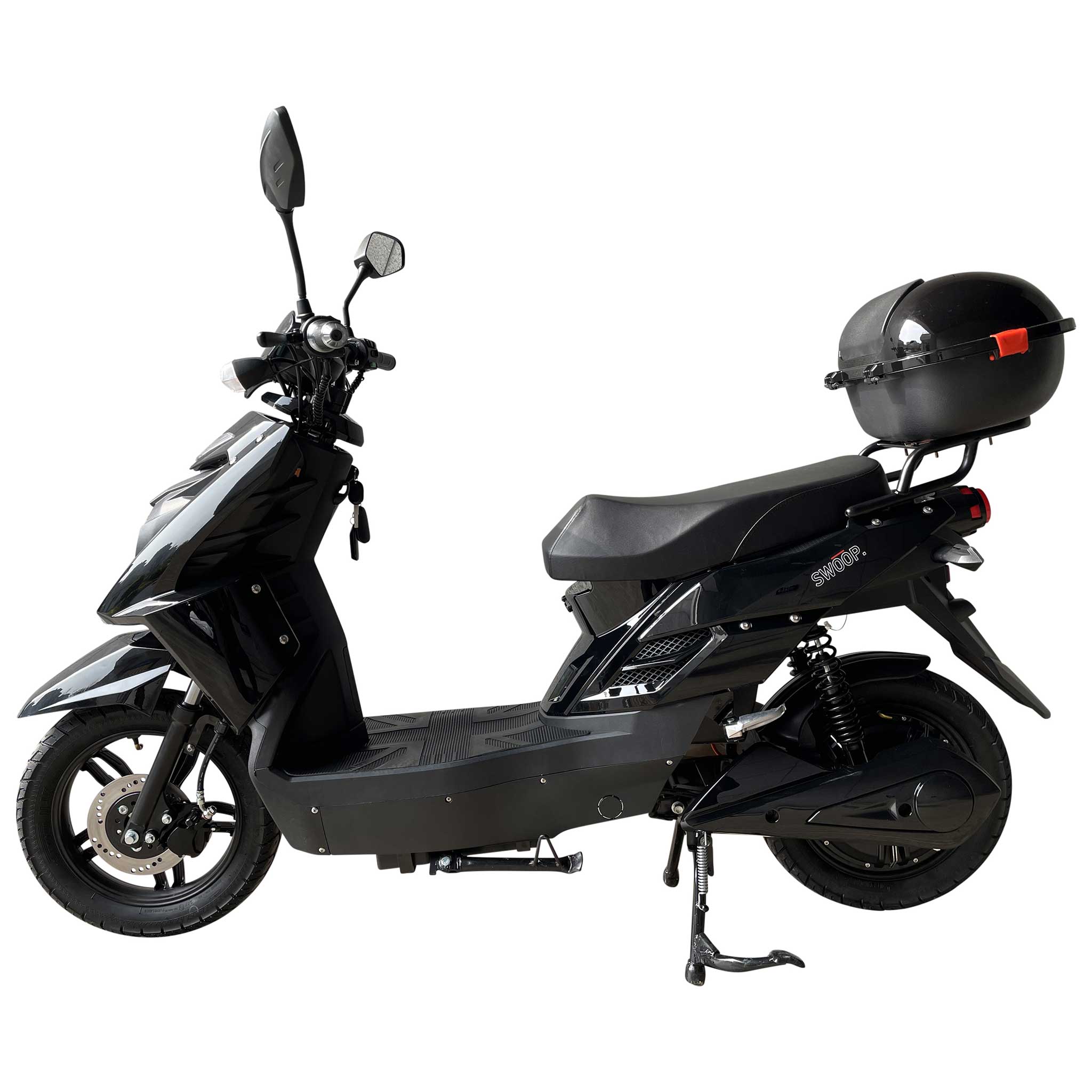 Swoop Elegante E-Scooter Elektroroller Schwarz 1000W