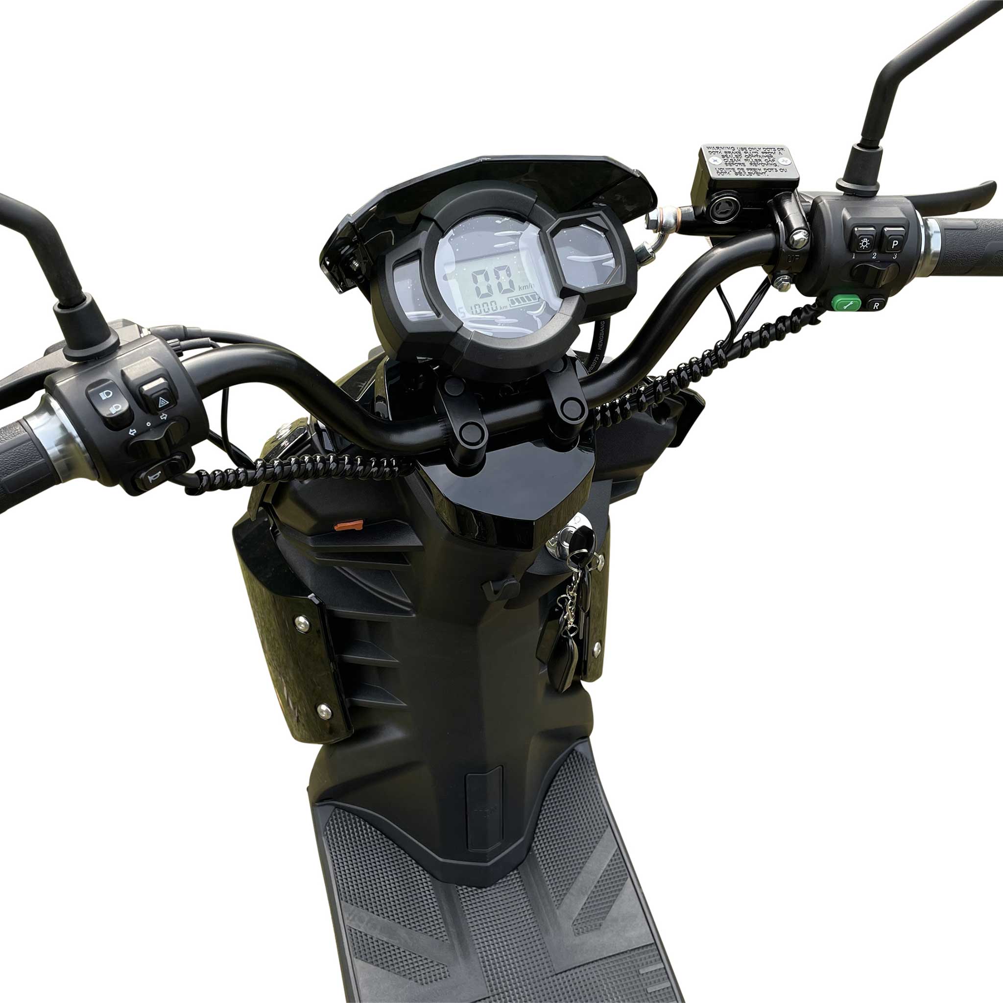 Swoop Elegante E-Scooter Elektroroller Schwarz 1000W