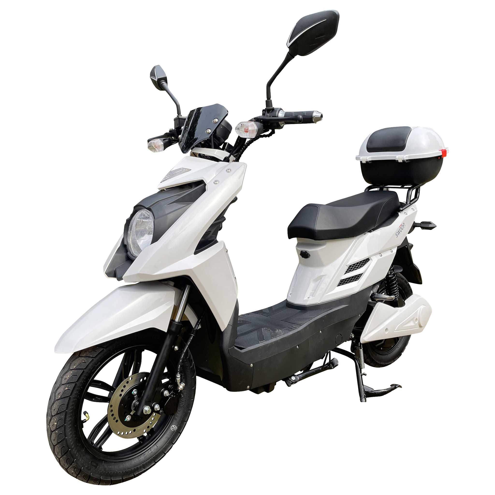Swoop Scooter Électrique Elegante Blanc 1000W
