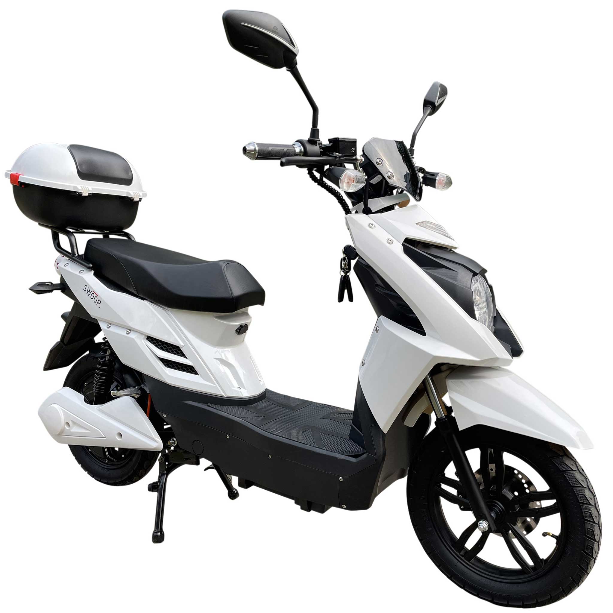 Swoop Scooter Électrique Elegante Blanc 1000W