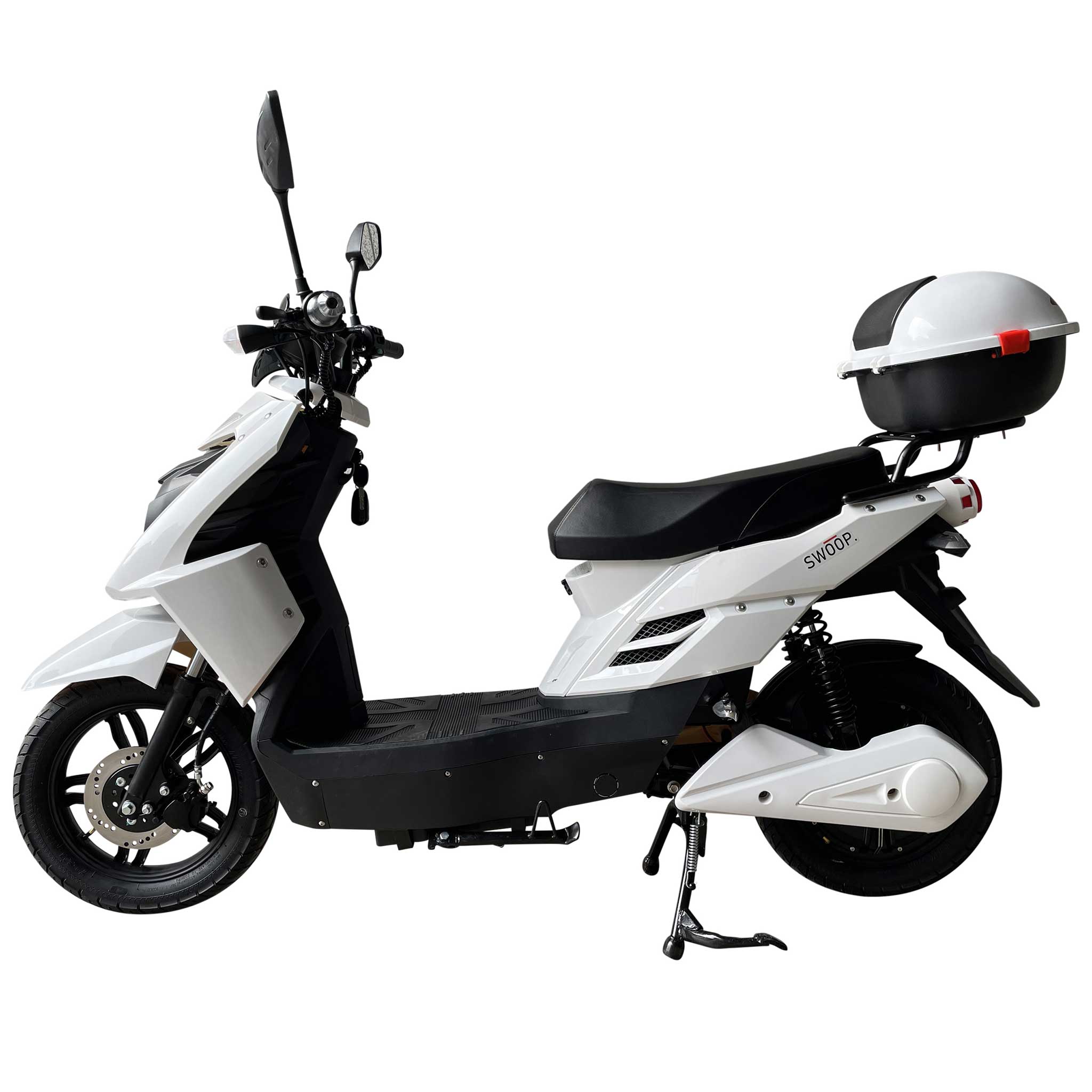 Swoop Scooter Électrique Elegante Blanc 1000W