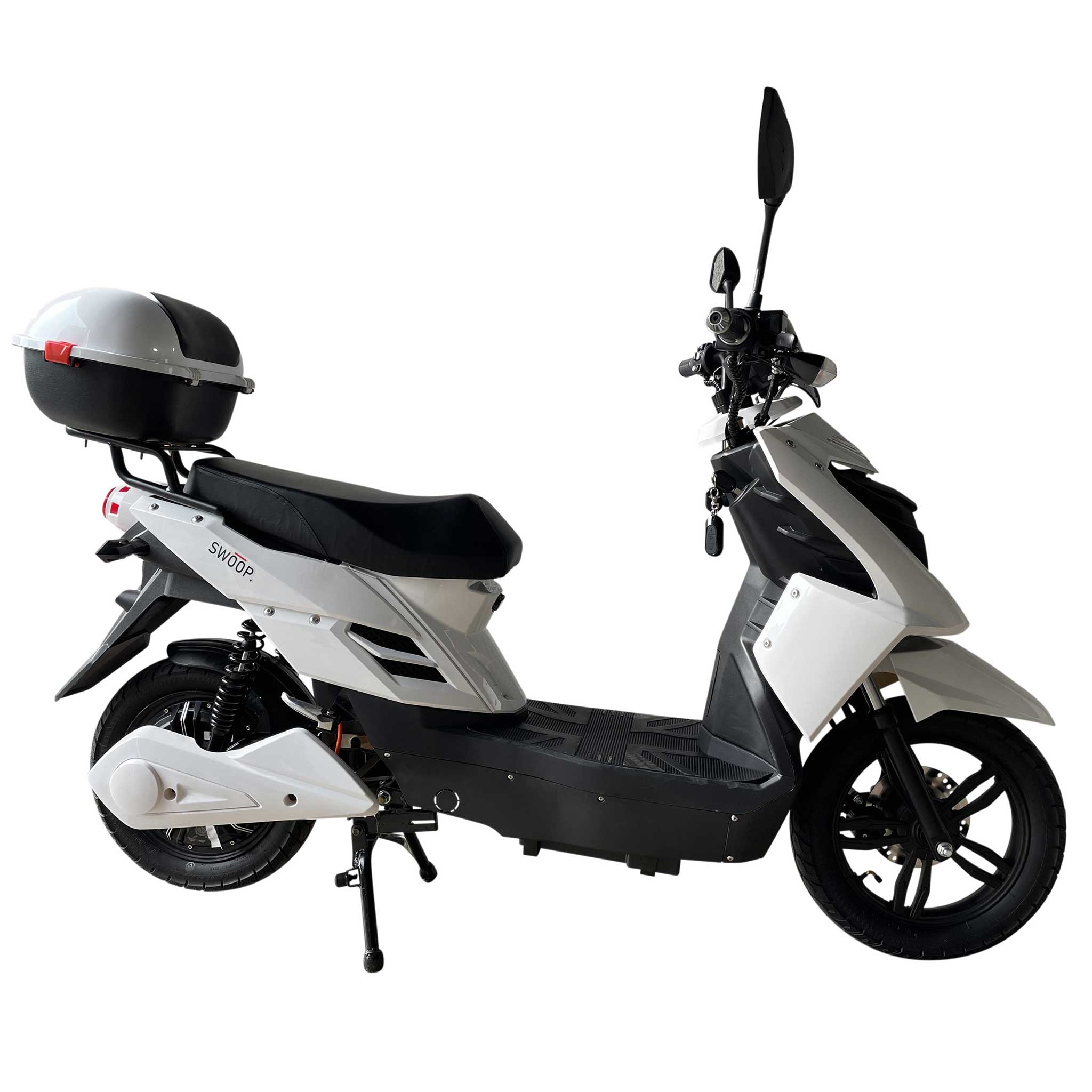 Swoop Scooter Électrique Elegante Blanc 1000W