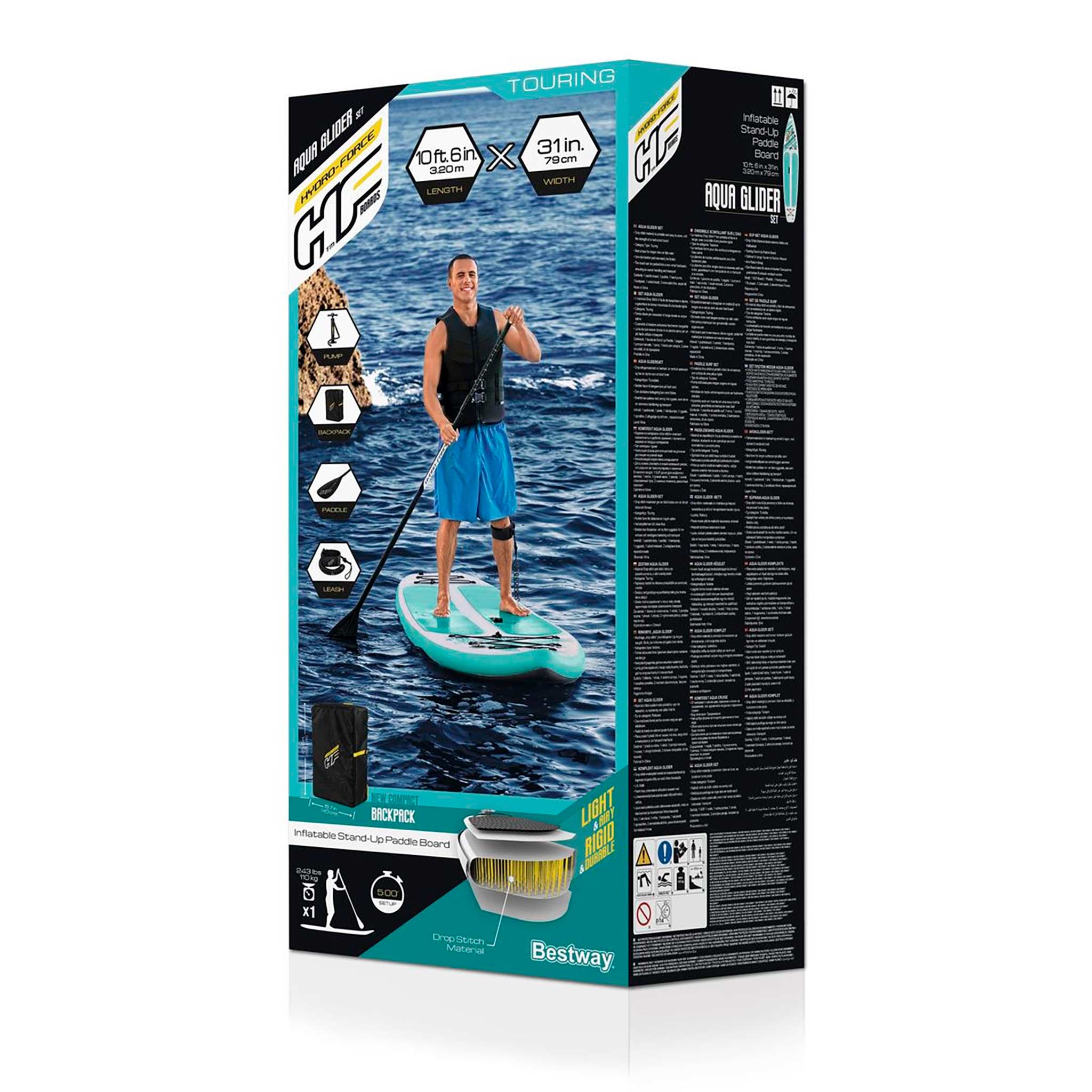 Deska SUP Bestway Aqua Glider, 320x79x12cm