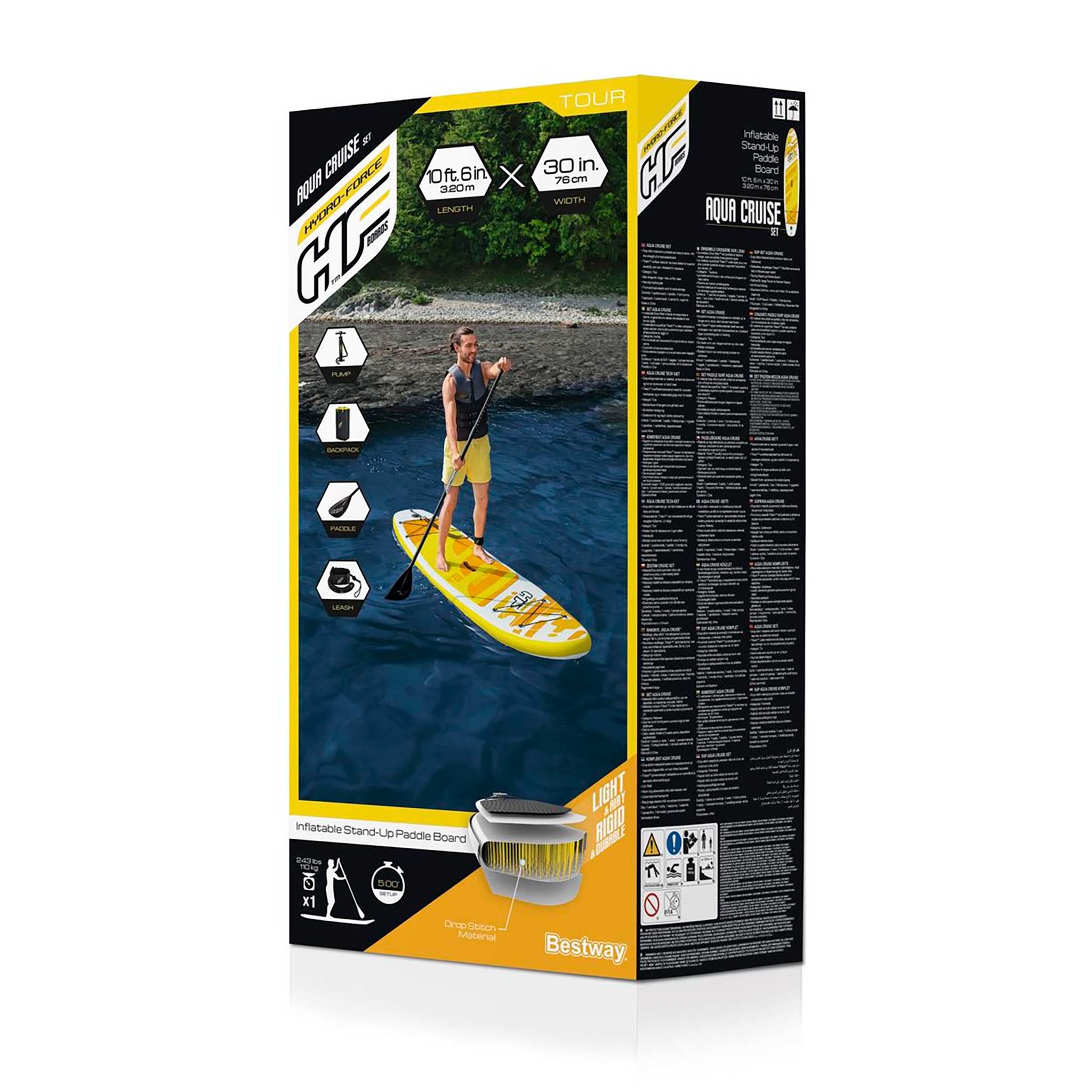 Bestway SUP-laud Aqua Cruiser, 320x76x12cm