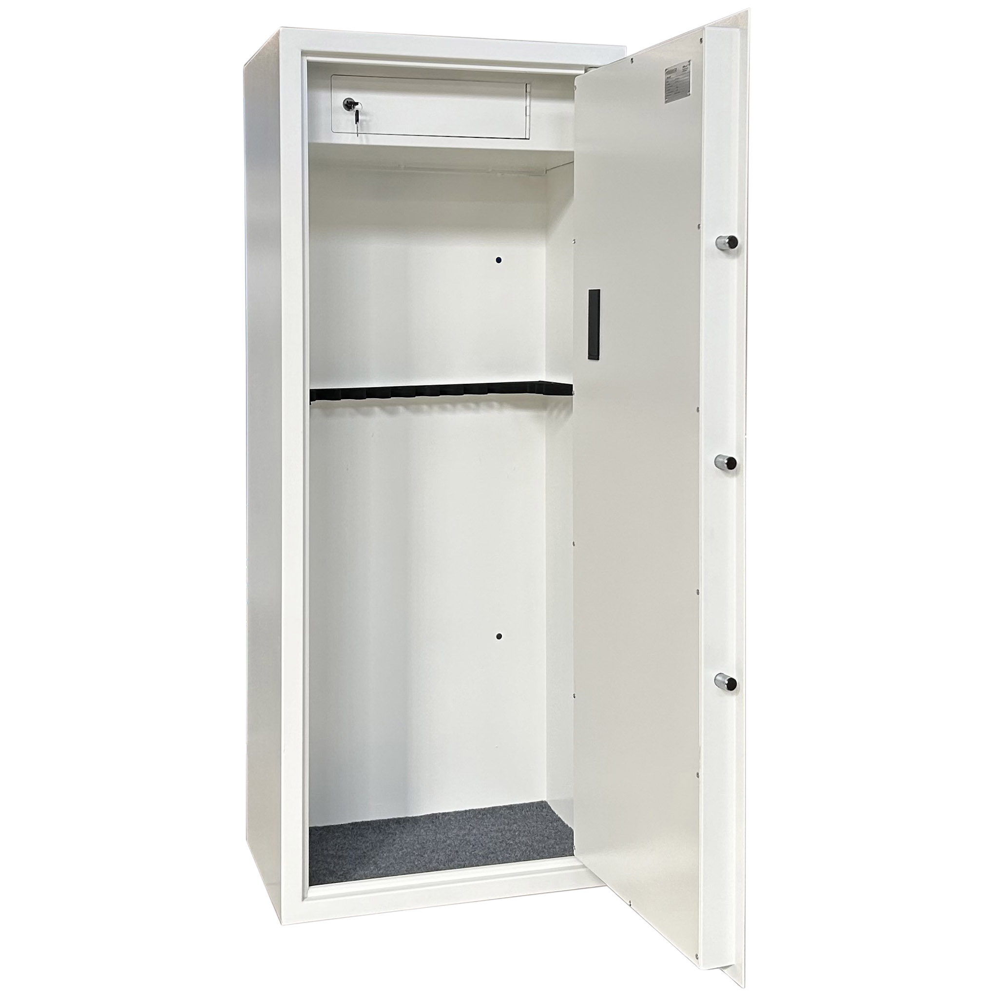 Trekker Gun cabinet for 14 guns AS1400, White, with digital lock