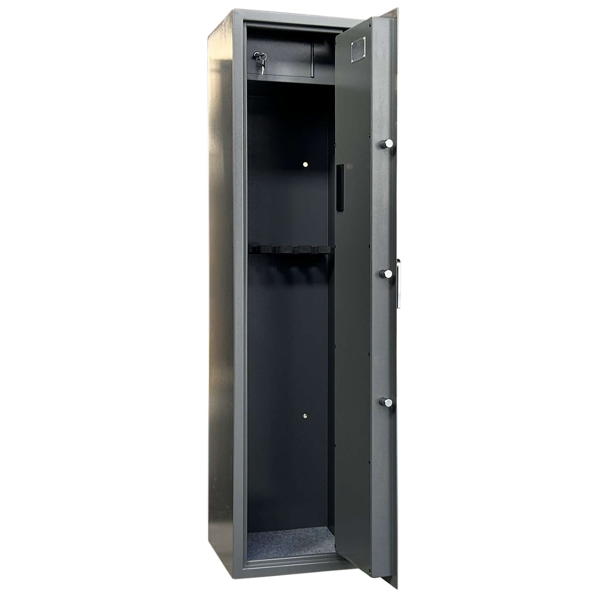 Trekker Gun cabinet for 5 guns AS500 V2, Gray, with digital lock